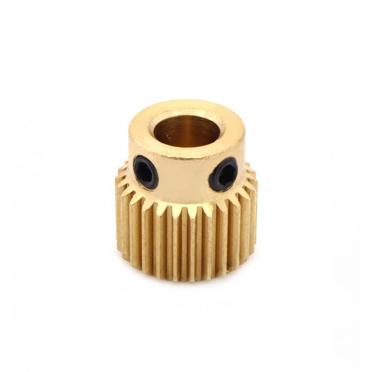 filament gear Tronxy Copper Gear Feed filament Drive 26 Teeth wheel 11*11mm (5pcs)