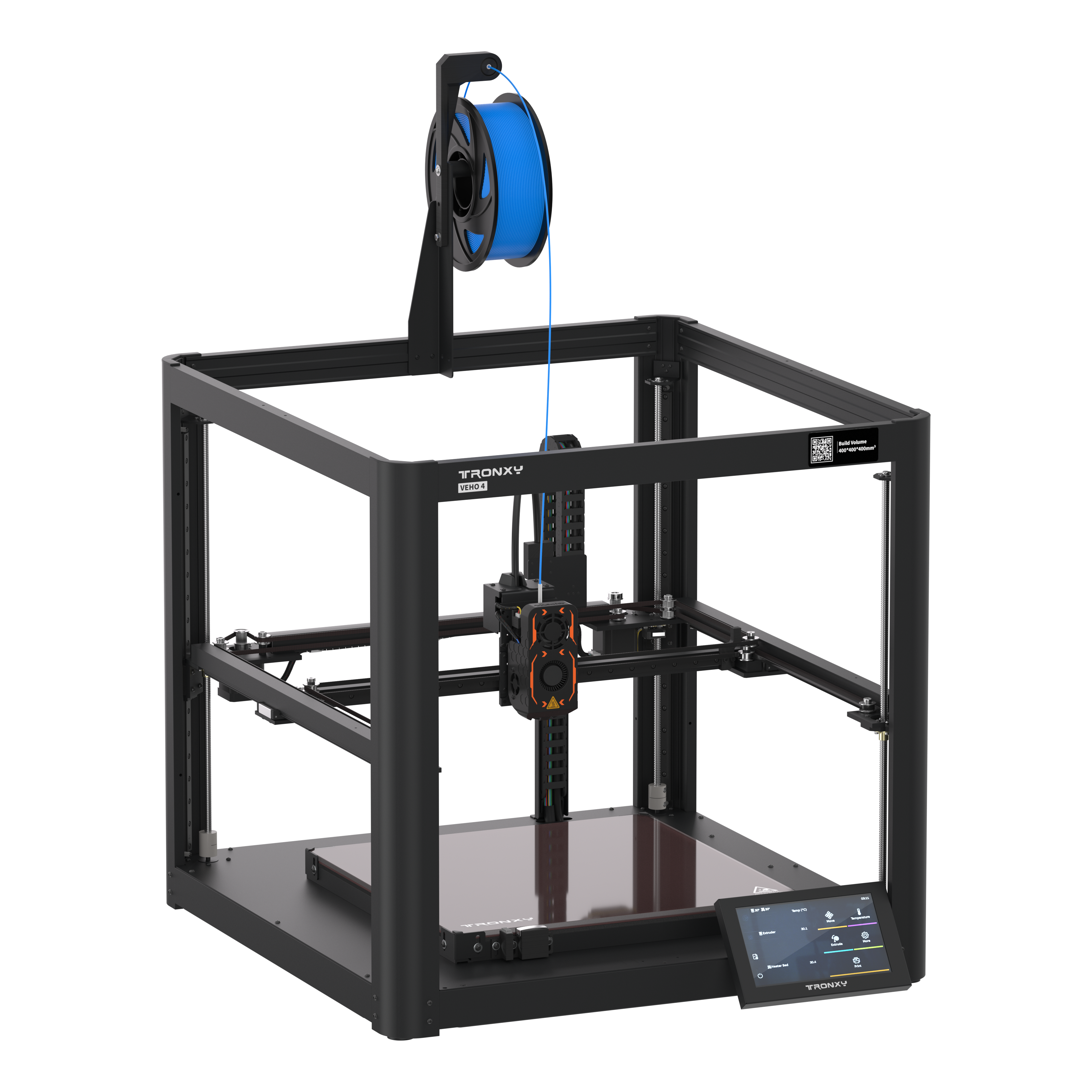 TRONXY VEHO 4 High Speed 700mm/s  With Klipper Firmware 3D Printer Print Size 400*400*400mm