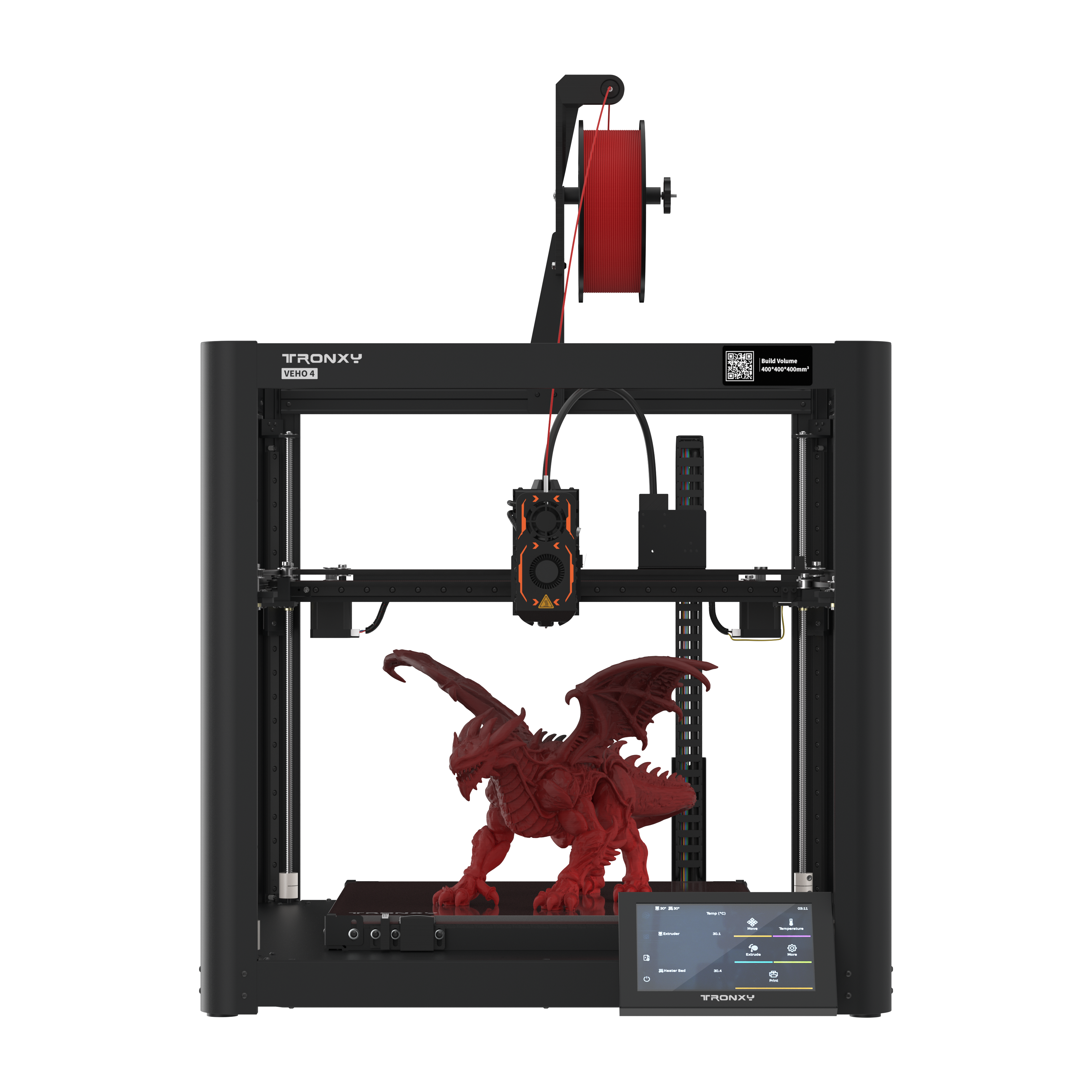 TRONXY VEHO 4 High Speed 700mm/s  With Klipper Firmware 3D Printer Print Size 400*400*400mm