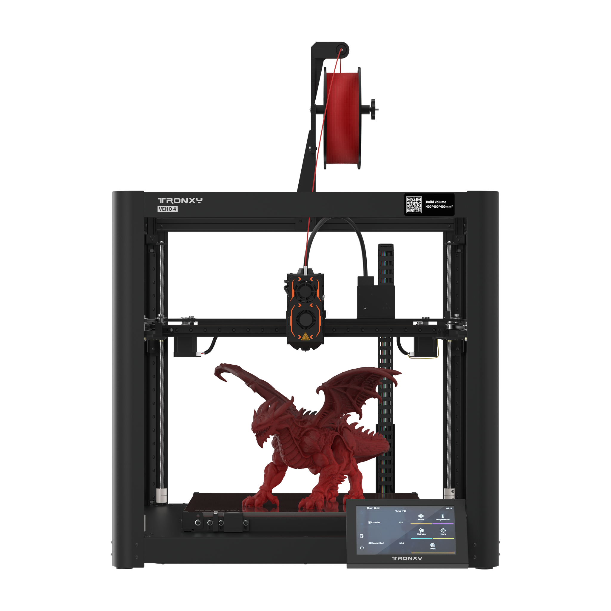 TRONXY VEHO 4 High Speed 700mm/s  With Klipper Firmware 3D Printer Print Size 400*400*400mm