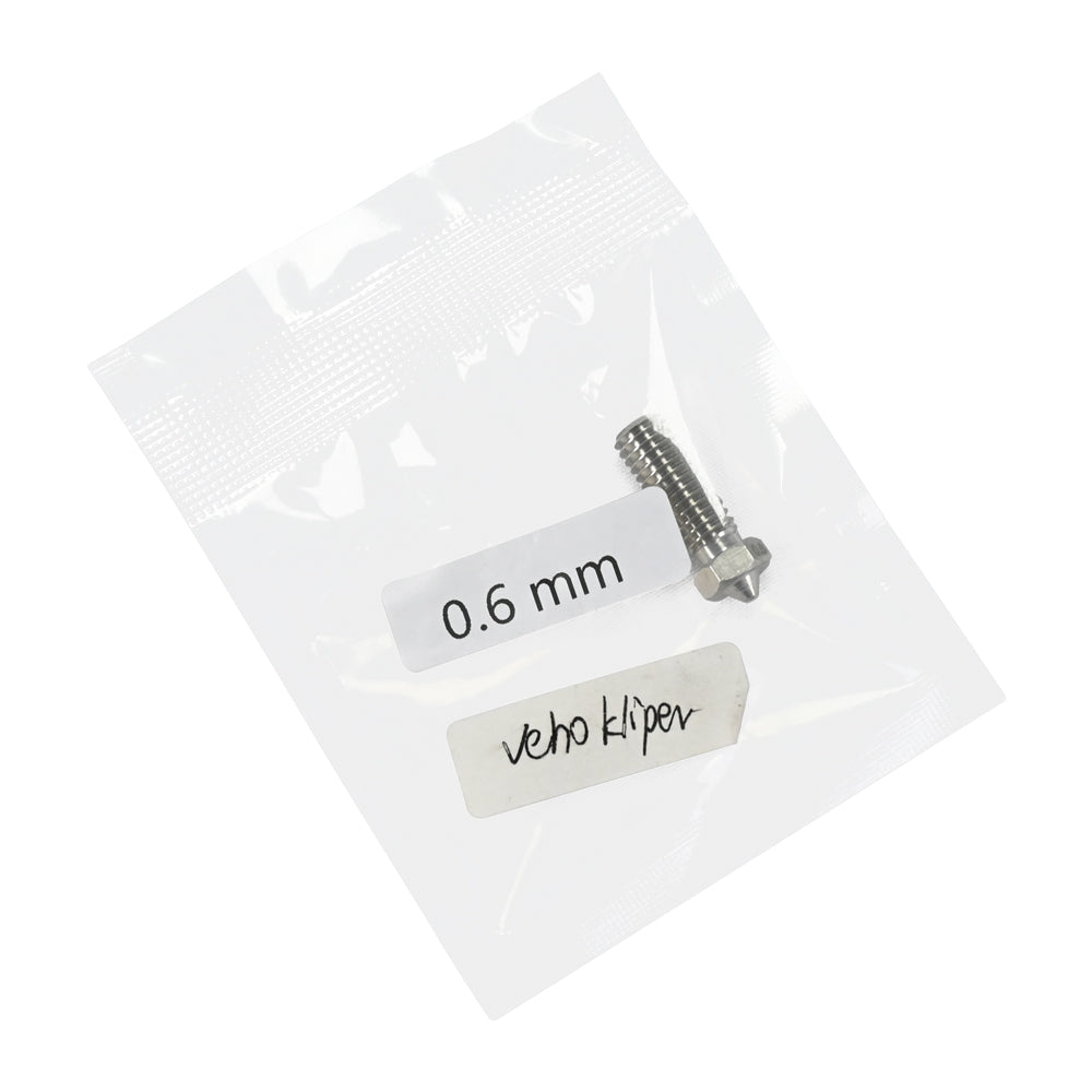 Tronxy 3D Printer Nozzle For VEHO Klipper Versions Different Size 0.4mm,0.6mm,0.8mm,1.0mm,1.2mm,1.5mm