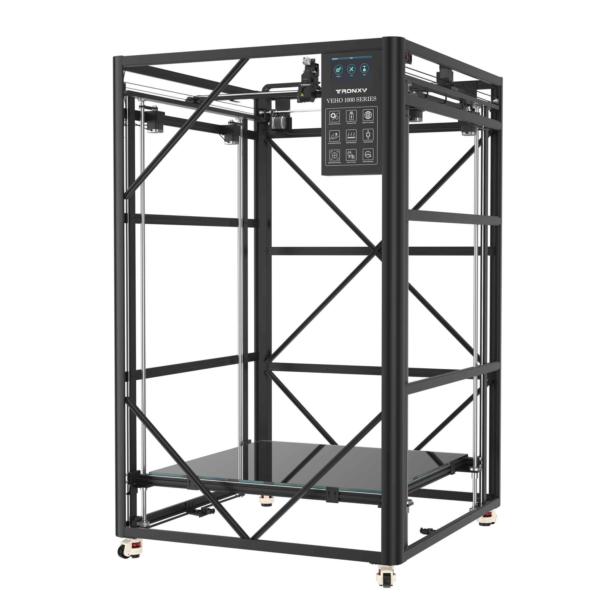 Direct Drive Printer VEHO-1000-16 Direct Drive 3D Printer Large 3D Printer 1000*1000*1600mm ...