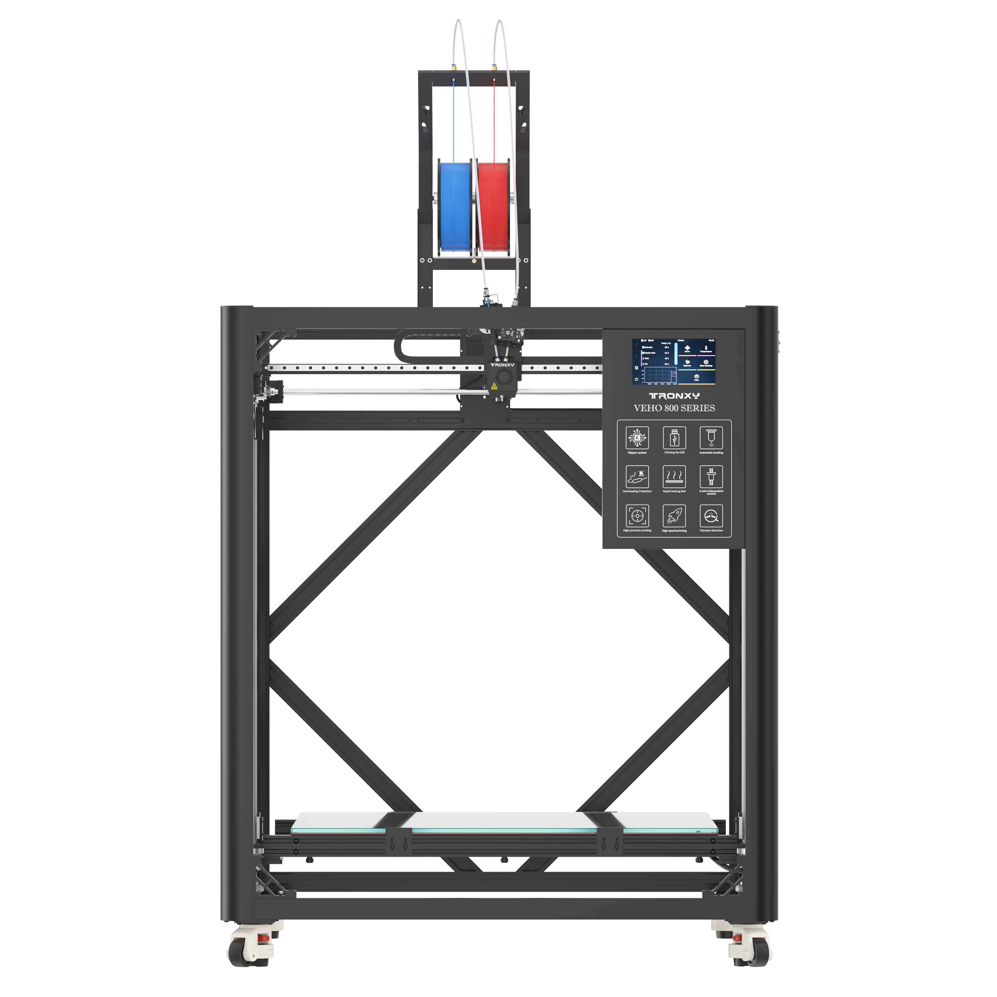 New Upgrade VEHO 800 PRO With Klipper Firmware Direct Drive 3D Printer Large 3D printer 800*800*800mm