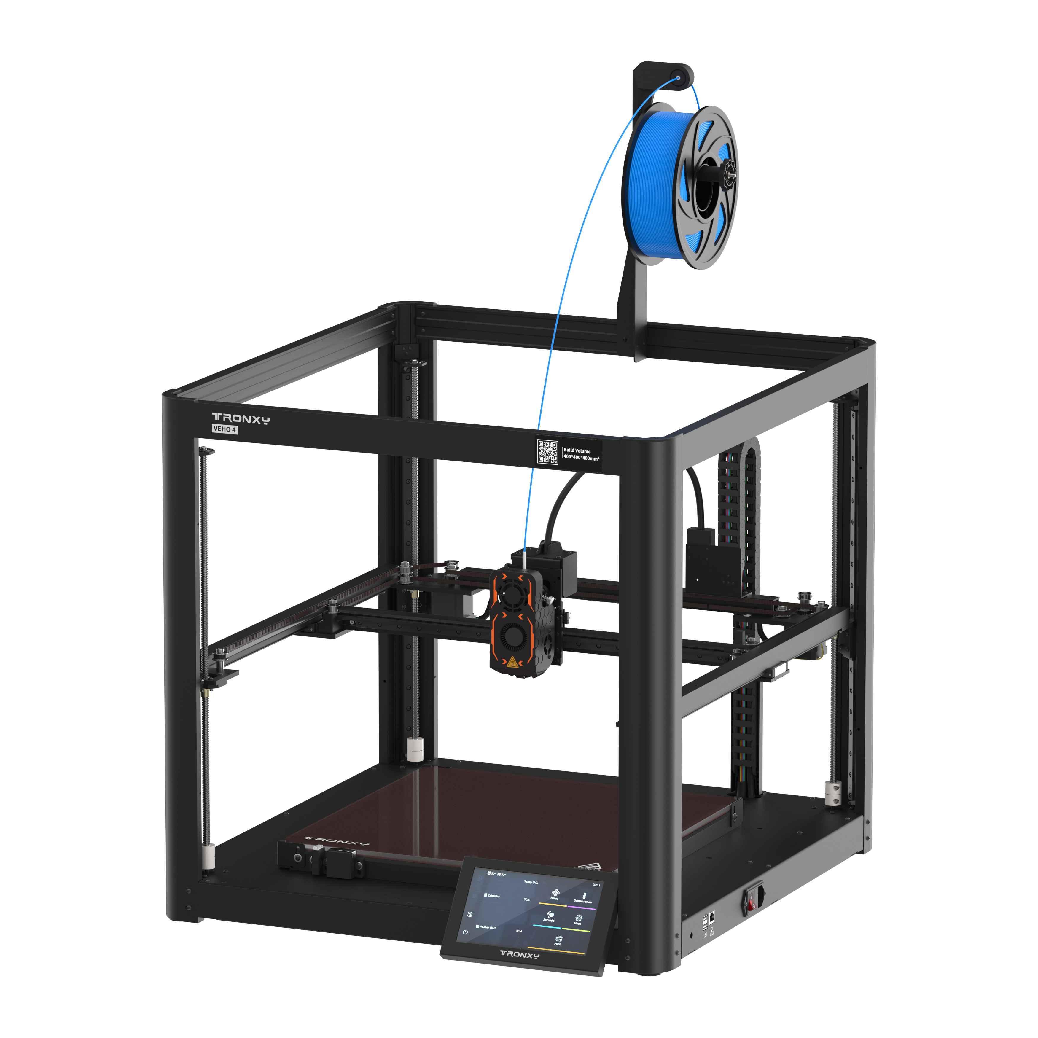 TRONXY VEHO 4 High Speed 700mm/s  With Klipper Firmware 3D Printer Print Size 400*400*400mm