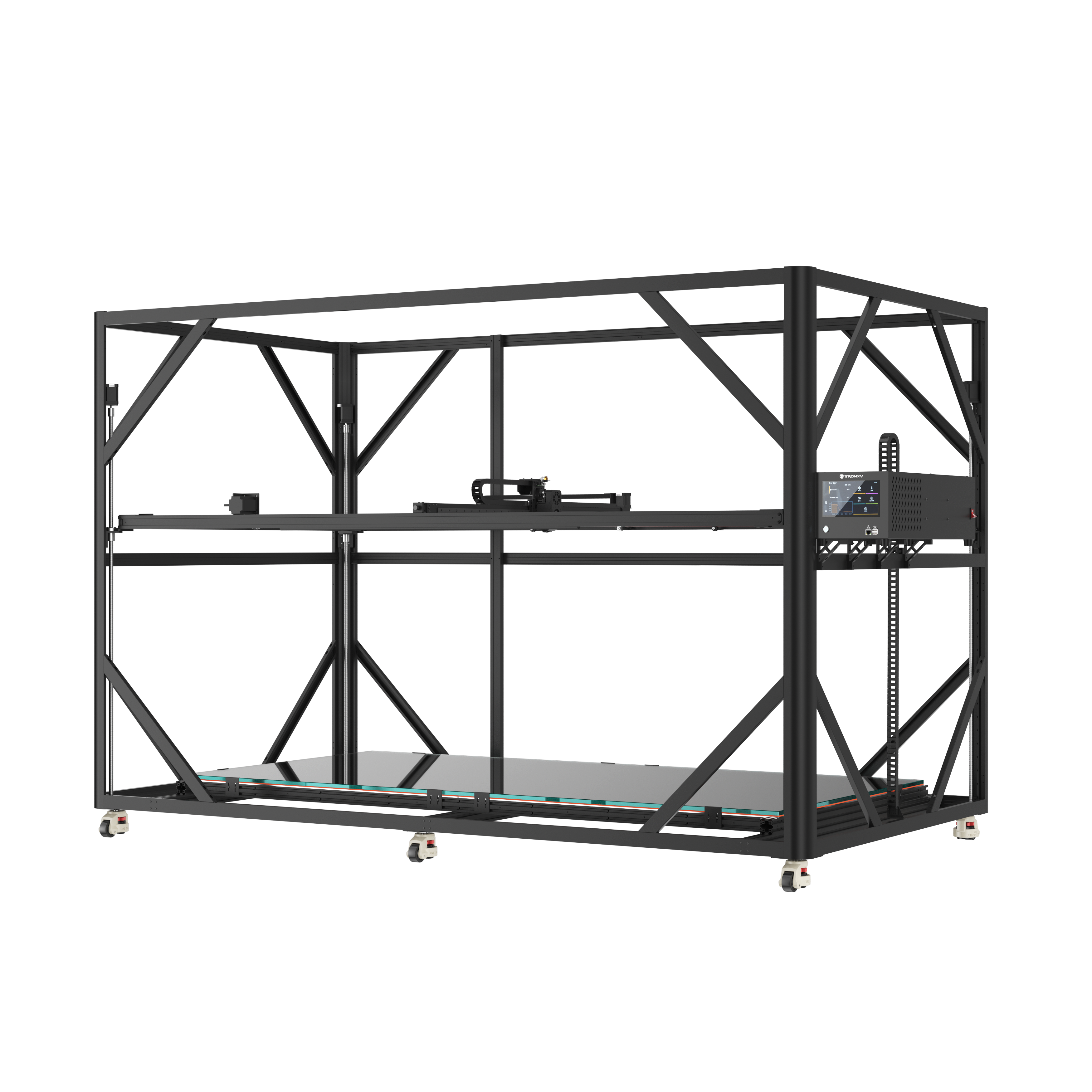 VEHO 2010-10 Large 3D Printer 2000*1000*1000mm Huge Print Size With Klipper Firmware Direct Drive Extrusion