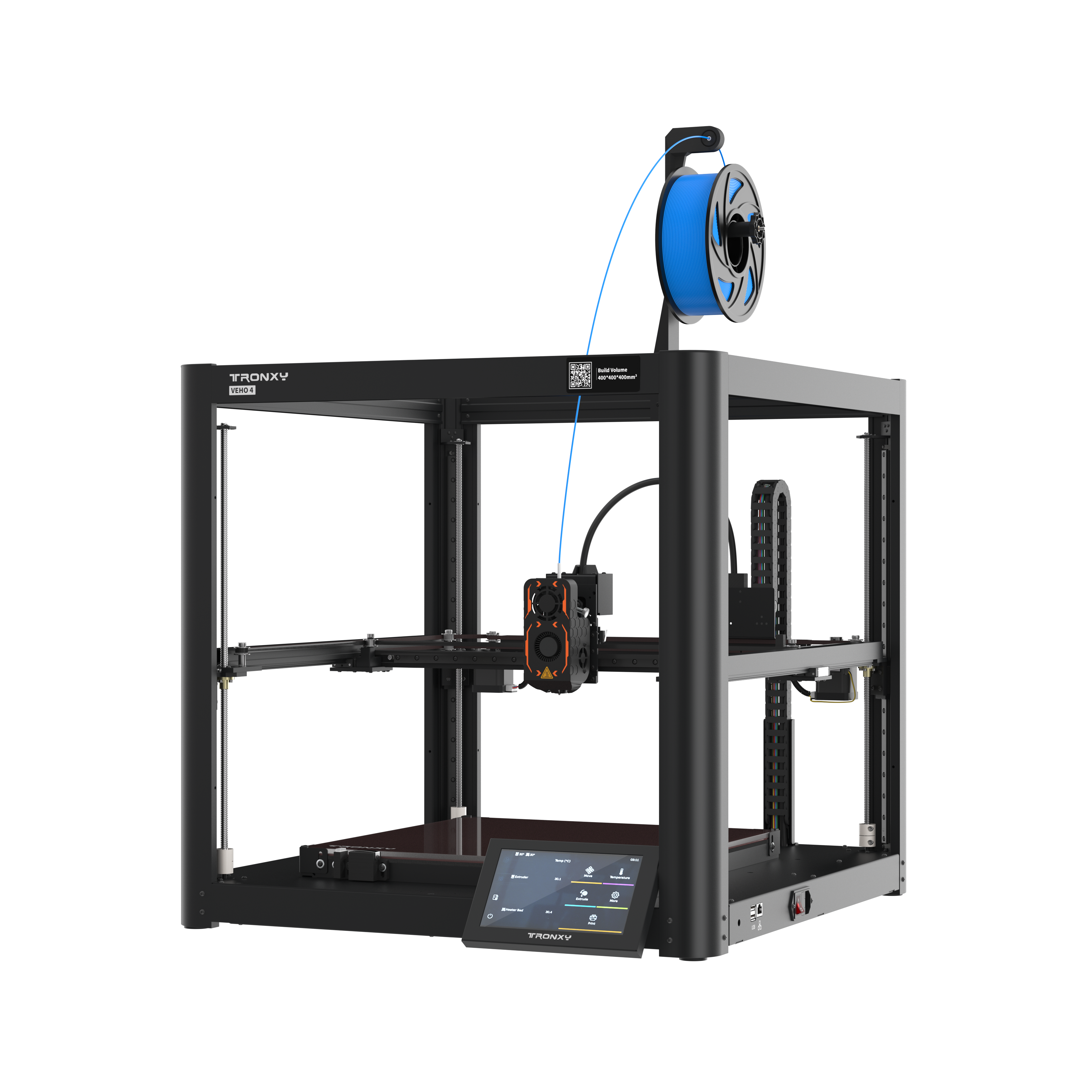TRONXY VEHO 4 High Speed 700mm/s  With Klipper Firmware 3D Printer Print Size 400*400*400mm