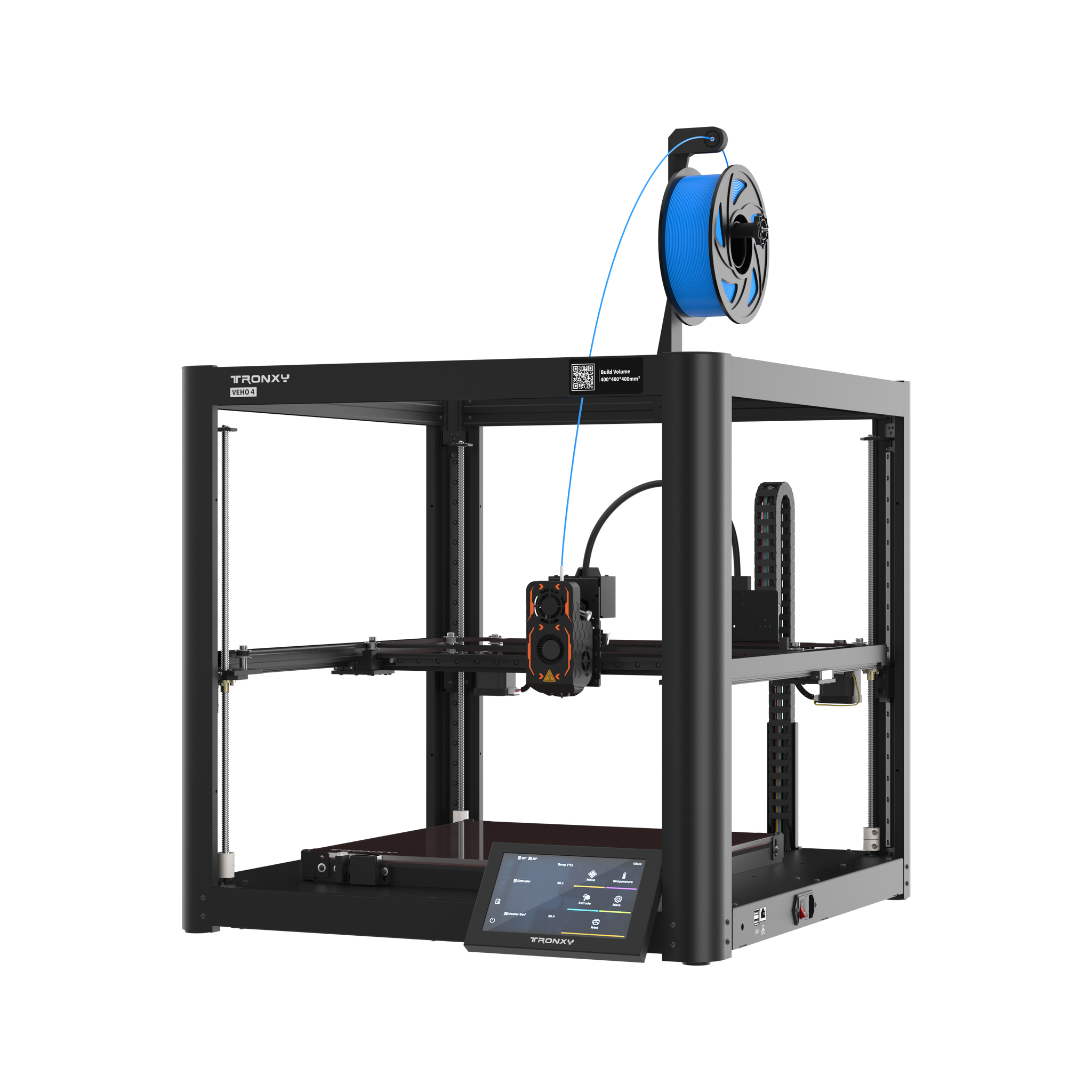 TRONXY VEHO 4 High Speed 700mm/s  With Klipper Firmware 3D Printer Print Size 400*400*400mm
