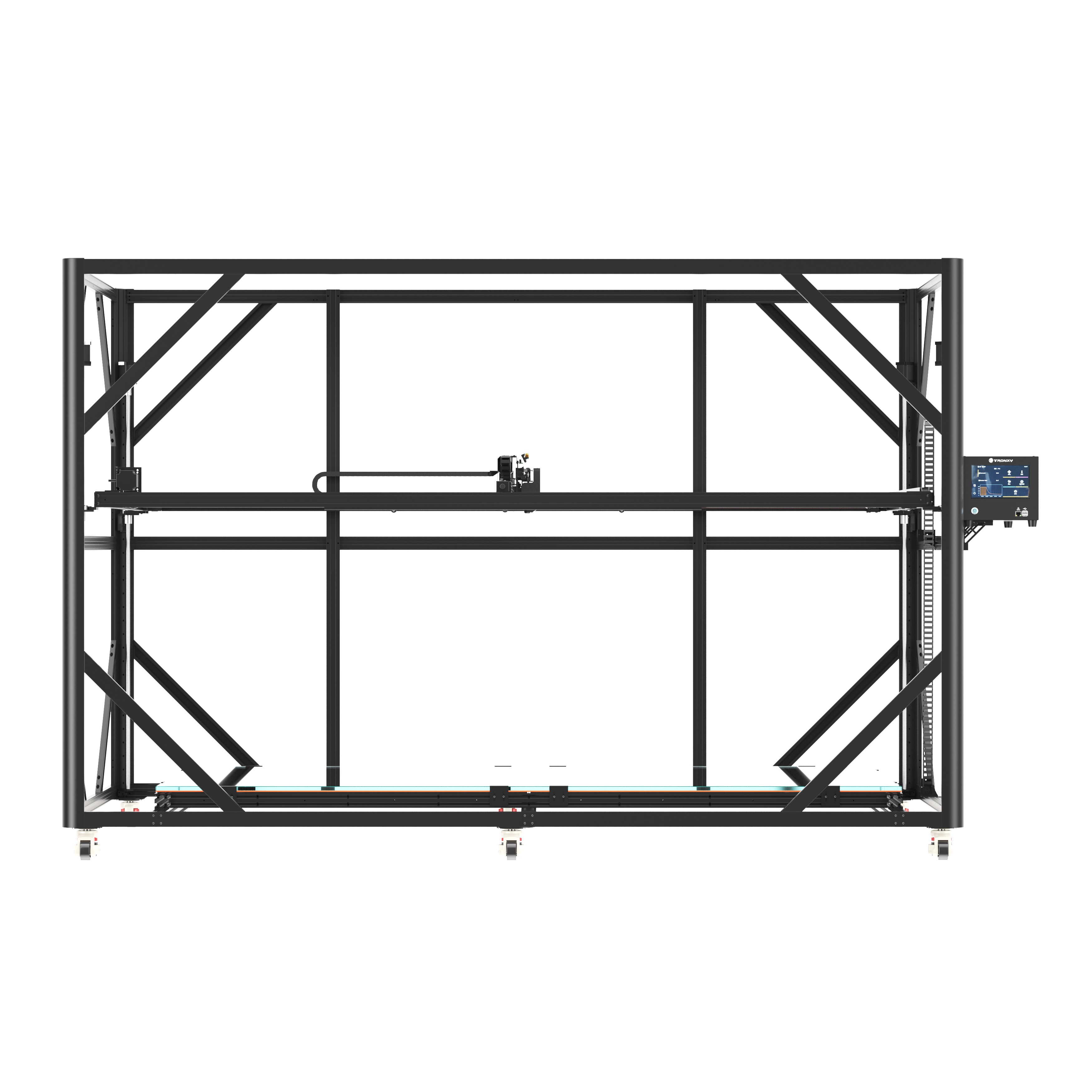 VEHO 2010-10 Large 3D Printer 2000*1000*1000mm Huge Print Size With Klipper Firmware Direct Drive Extrusion