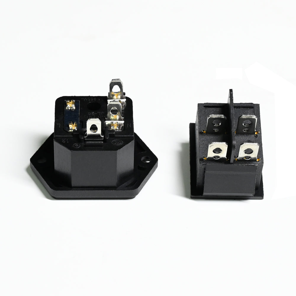 Tronxy VEHO series 3 pin Power Supply Socket 250V 16A/125V 20A with Fuse Holder 3D Printer Accessory