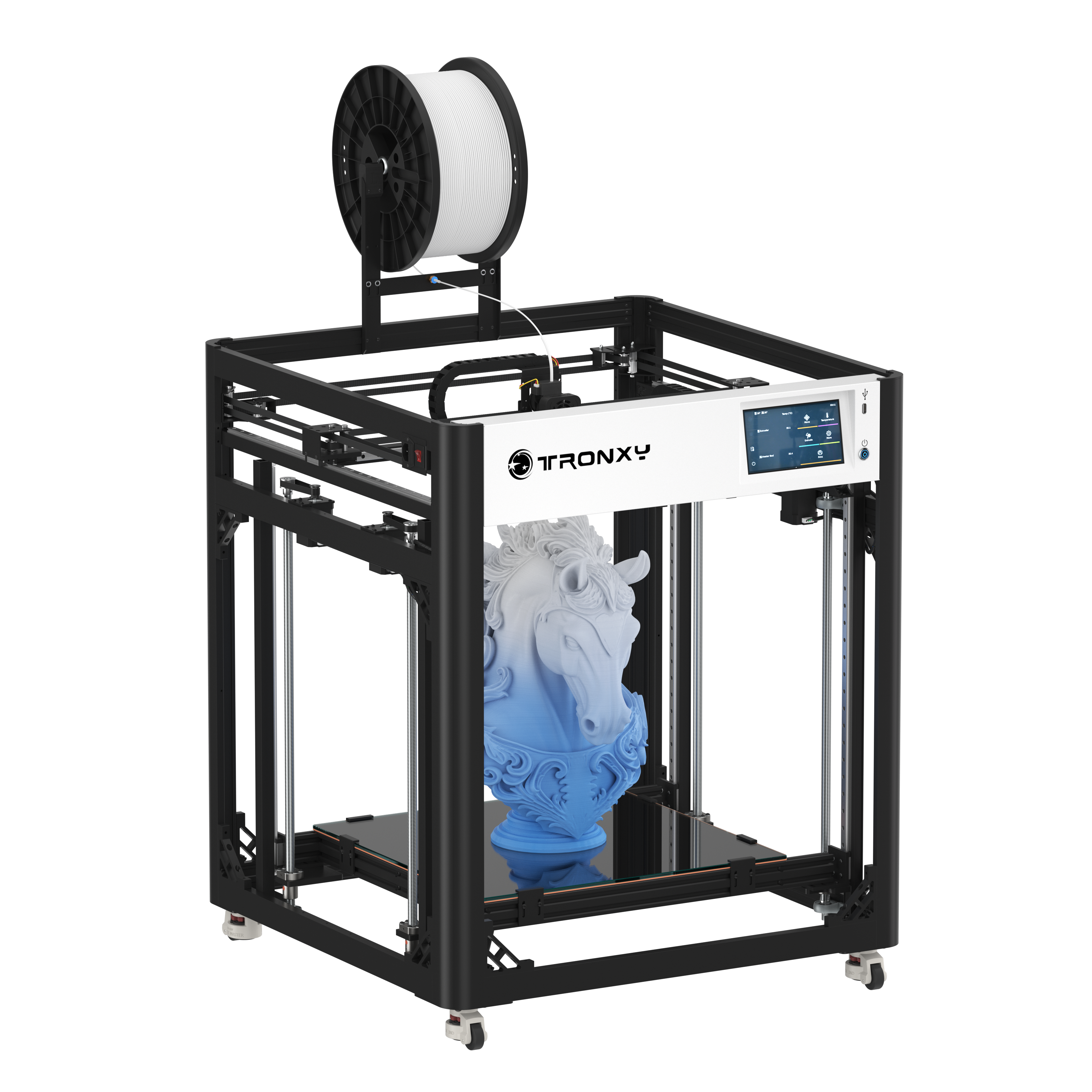 VEHO-600 PRO V3 With Klipper Firmware Direct Drive Extrusion 3D Printer Large Print Size 600*600*600mm