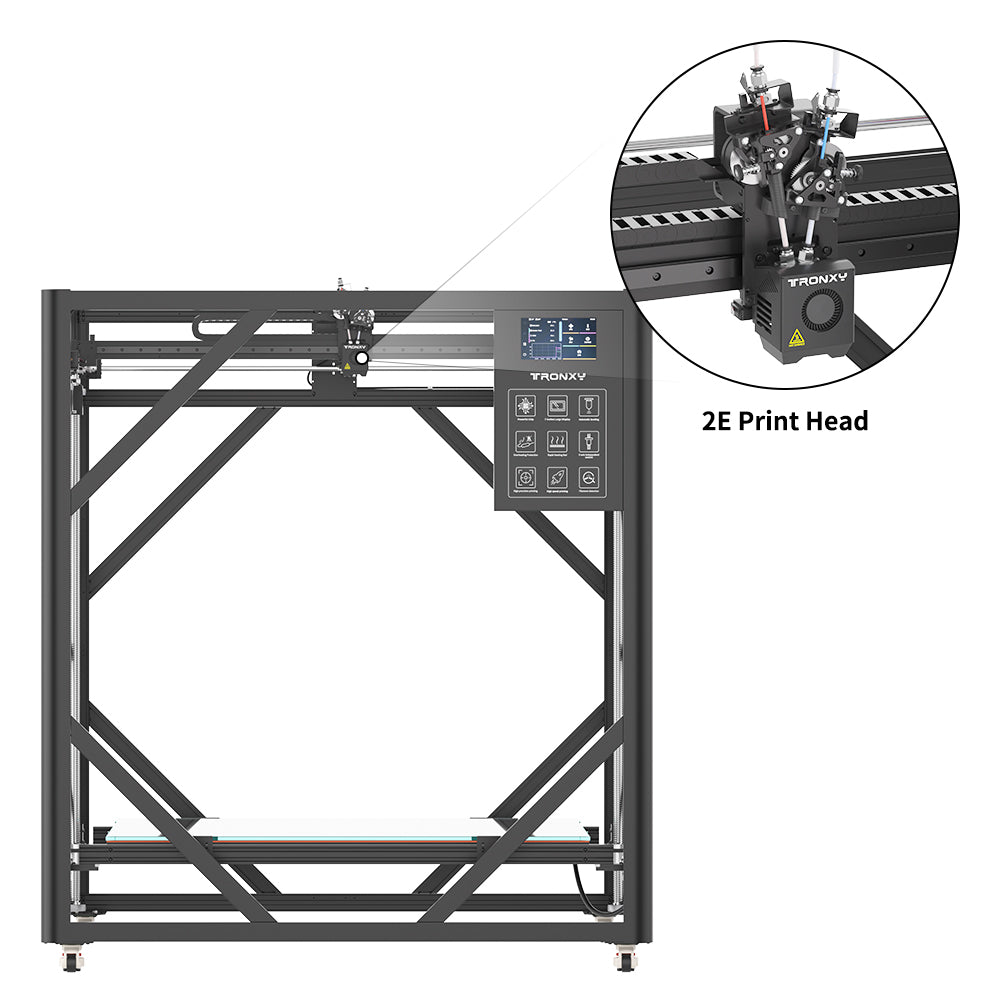 New Upgrade VEHO 1000 PRO With Klipper Firmware Direct Drive 3D Printer Large 3D printer 1000mm*1000mm*1000mm