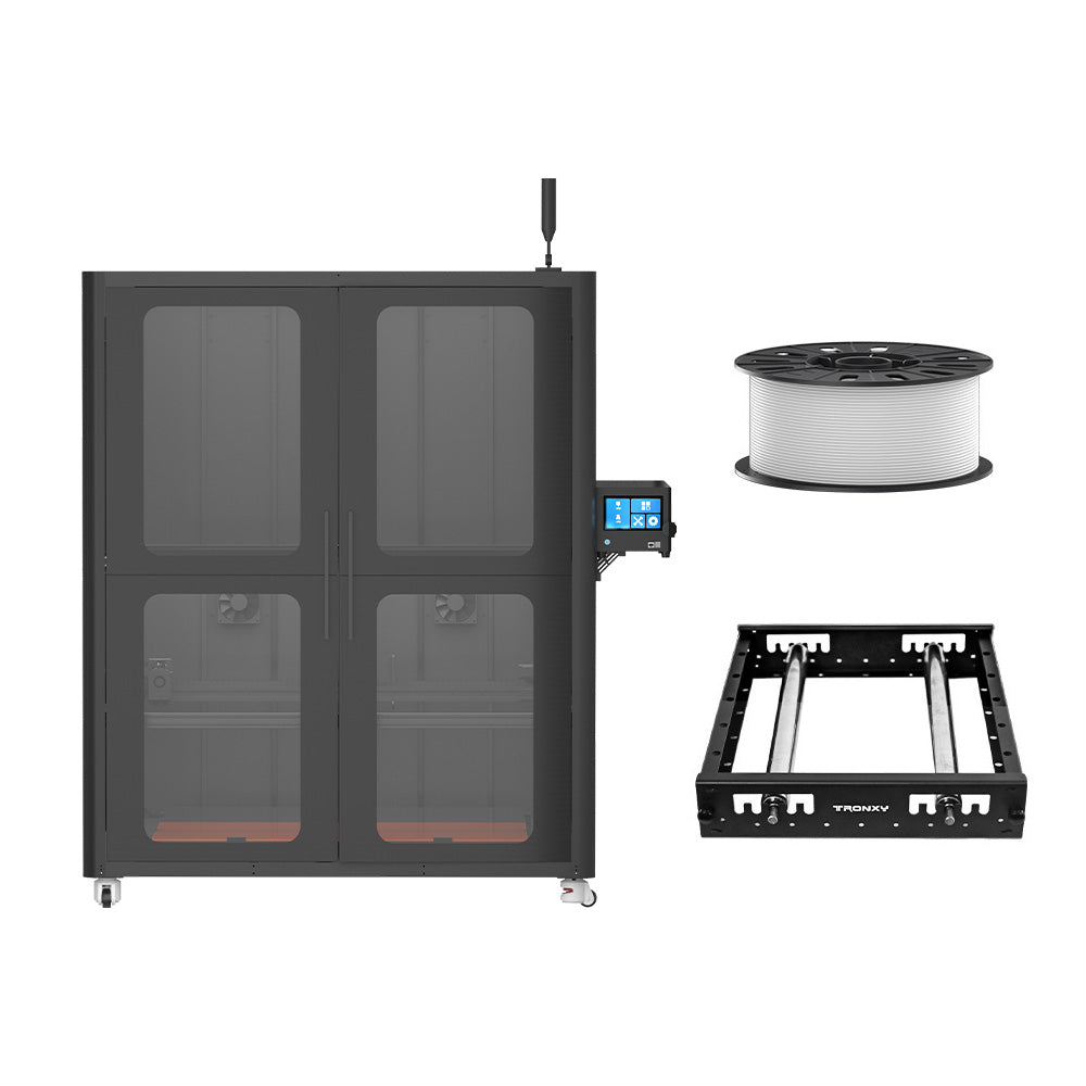 VEHO 1012A Full Enclosure 3D Printer 1000*1000*1200mm Huge Print Size With Klipper Firmware Direct Drive Extrusion