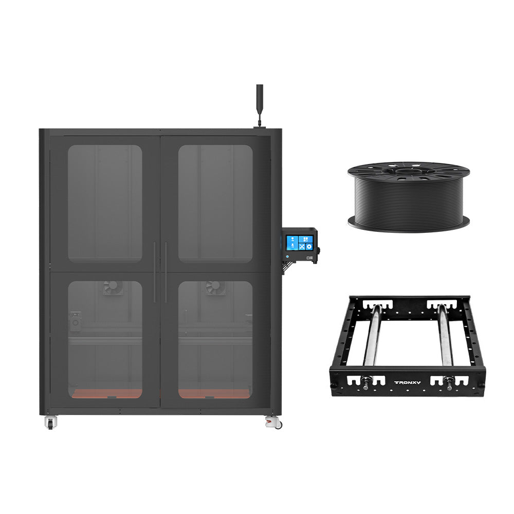 VEHO 1012A Full Enclosure 3D Printer 1000*1000*1200mm Huge Print Size With Klipper Firmware Direct Drive Extrusion