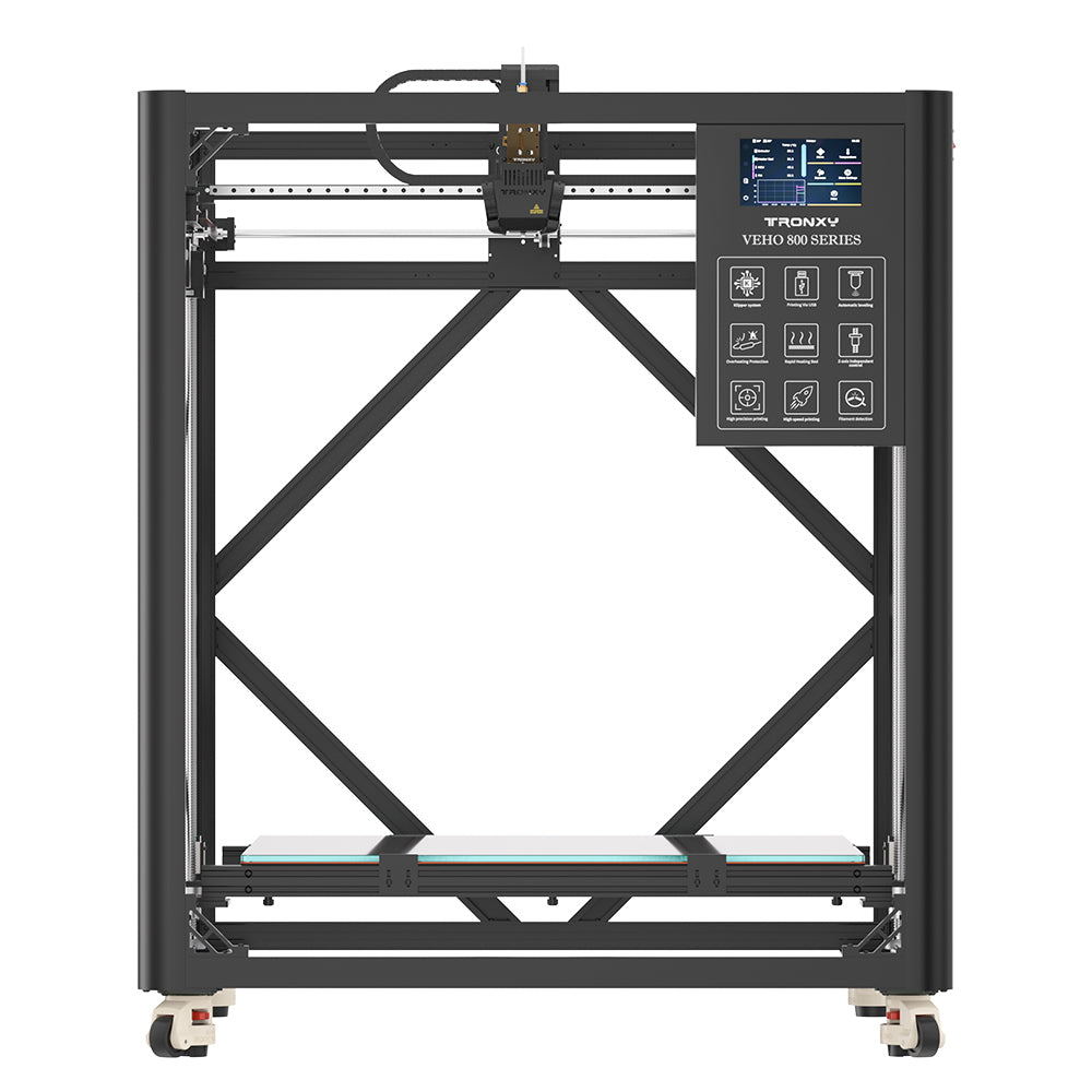 TRONXY VEHO 800 Pro 3D Printer, 2.85mm High Temp Extruder For Industrial Printing,800x800x800mm Large Format