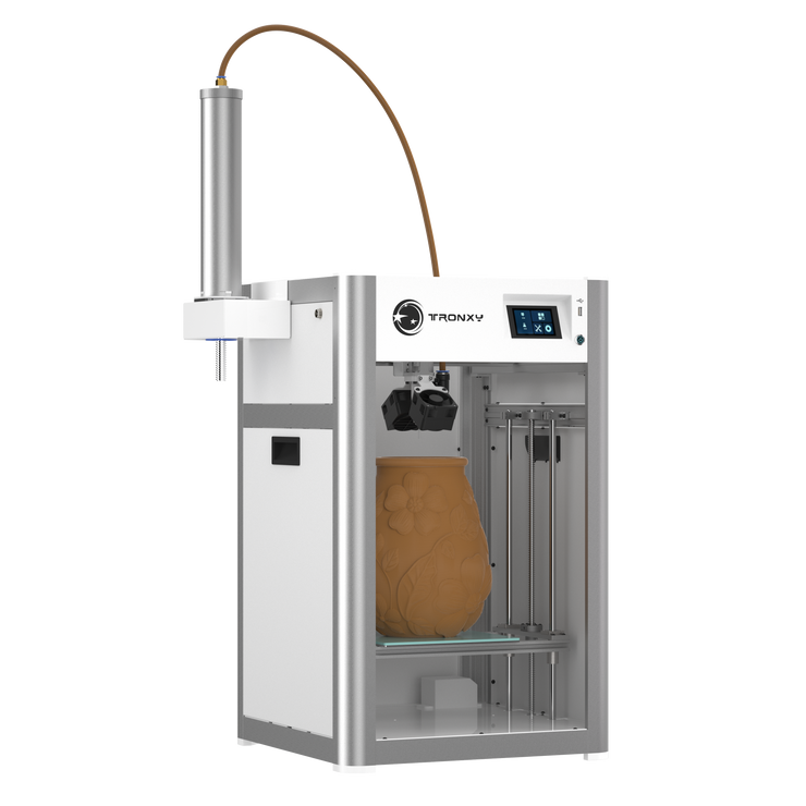 Tronxy Moore X2540 Ceramic & Clay 3d printer with Aluminum Barrel Feeding system electric putter 255mm*255mm*400mm