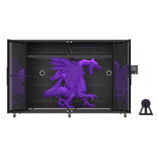 VEHO 2010-10A Full Enclosure 3D Printer 2000*1000*1000mm Huge Print Size With Klipper Firmware Direct Drive Extrusion