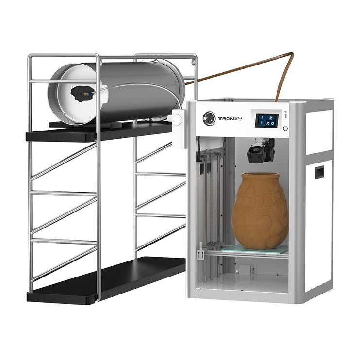 Tronxy Moore X2540 Ceramic & Clay 3d printer with Aluminum Barrel Feeding system electric putter 255mm*255mm*400mm