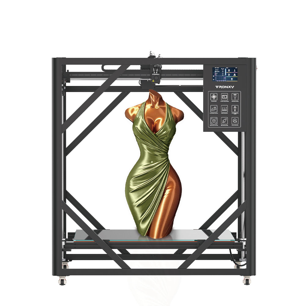 VEHO-1000-PRO-2E Multicolor 2-In-1-Out Dual Extruder High Speed Printing With Klipper Firmware Direct Drive 3D Printer Large 3D printer 1000*1000*1000mm