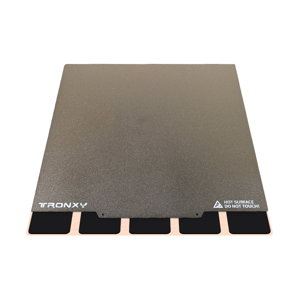 Autocollant de lit chaud de base magnétique de plaque de construction de feuille de PEI d'acier à ressort de retrait