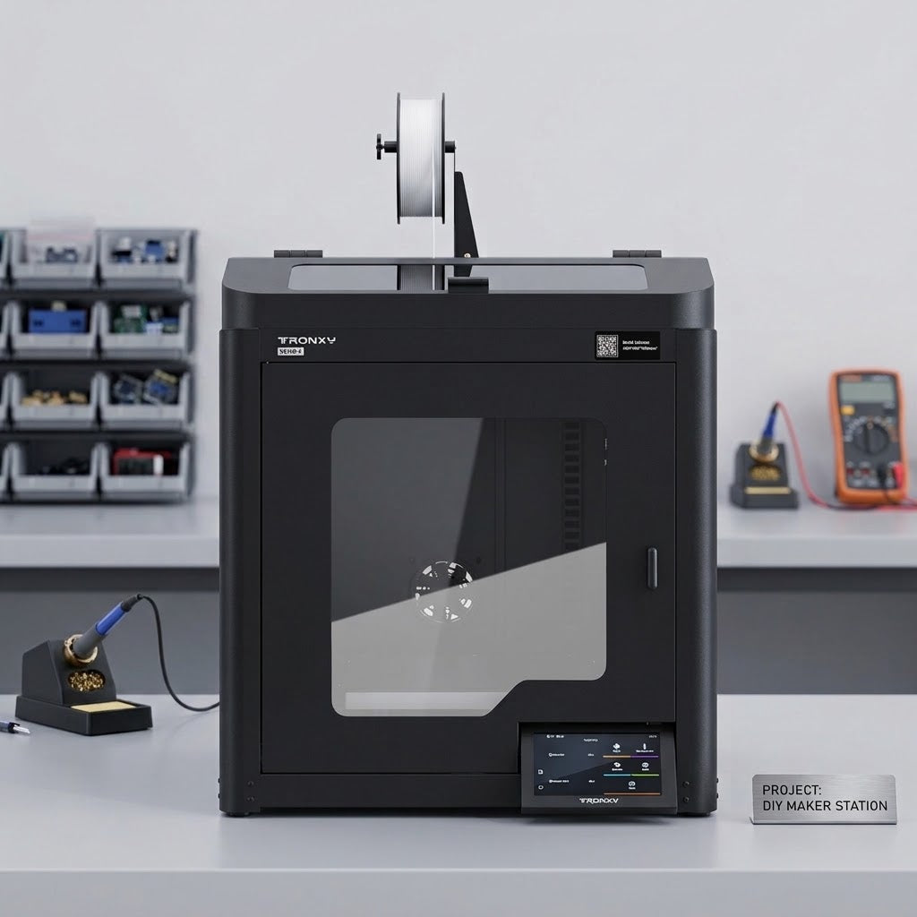 TRONXY VEHO 4A Fully Enclosed High Speed 700mm/s  With Klipper Firmware 3D Printer Print Size 400*400*400mm