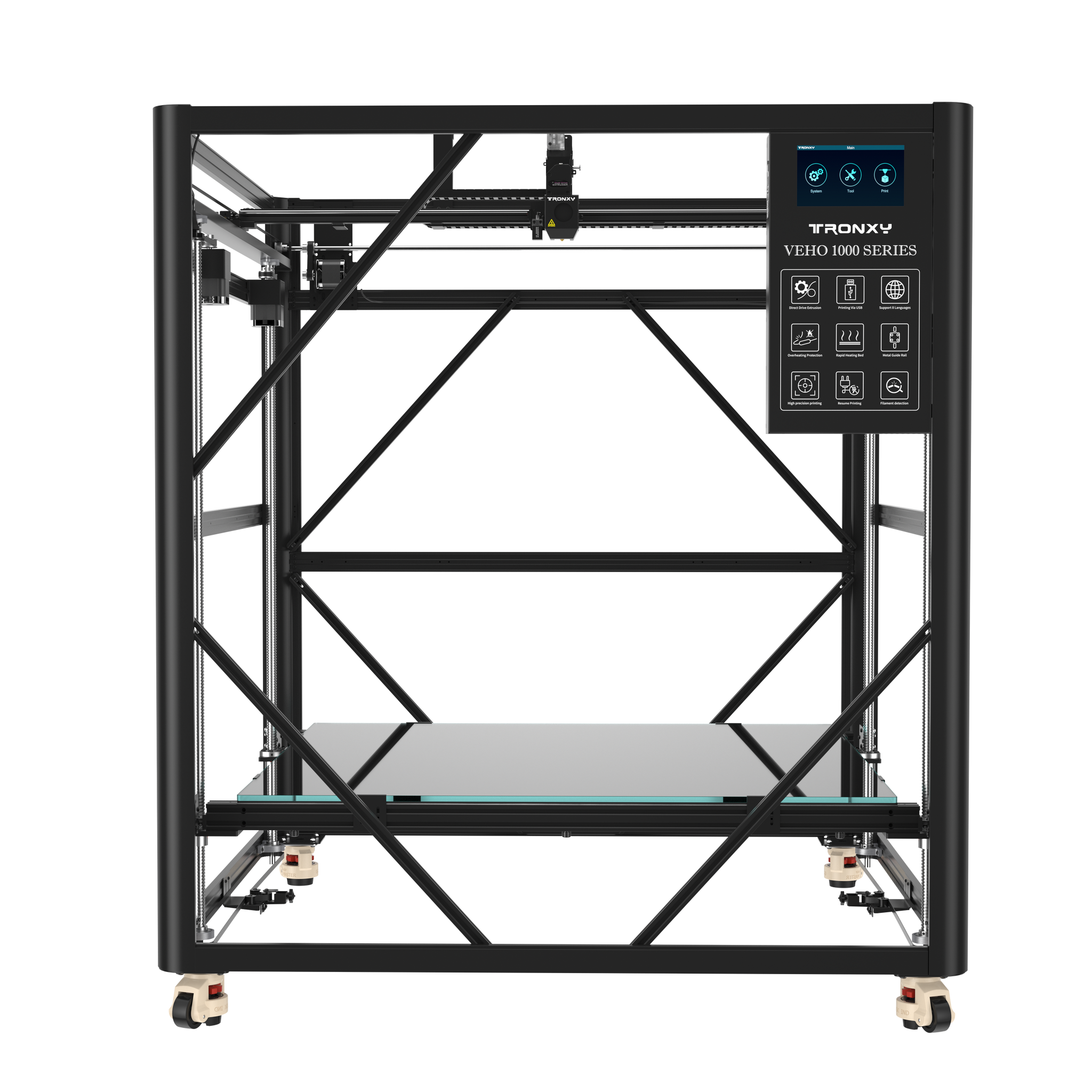 Direct Drive Printer VEHO-1000 Direct Drive 3D Printer Large 3D Printer 1000*1000*1000mm ...