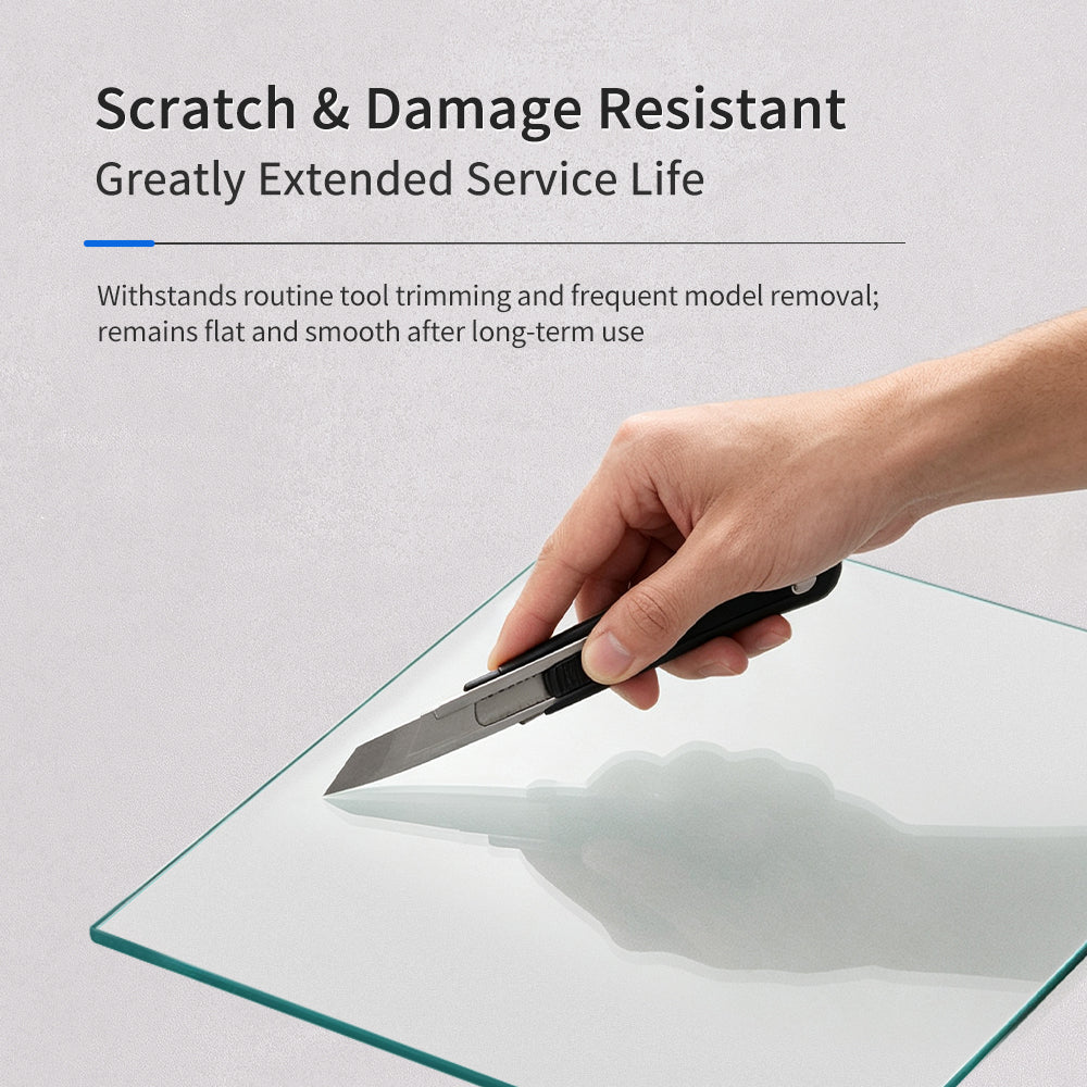 TRONXY High Borosilicate Tempered Glass Plate for 3D Printer-330x330mm/400x400mm/500x500mm/600x600mm Build Plate