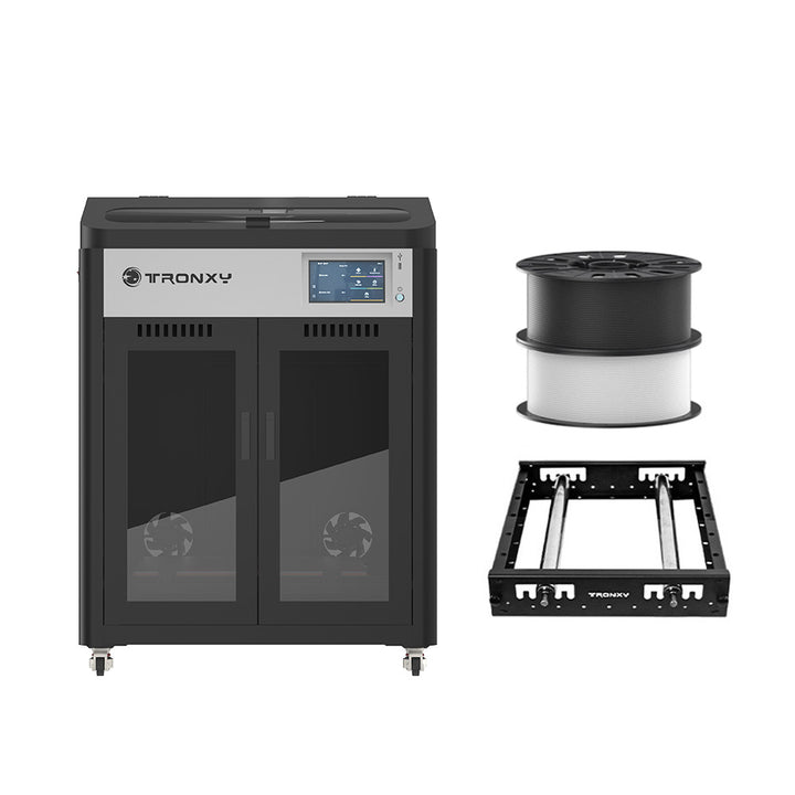 TRONXY VEHO 500A FDM 3D Printer Large Print Size 500*500*500mm Direct Drive Extrusion Full Enclosure 3d printers Kit With Klipper Firmware