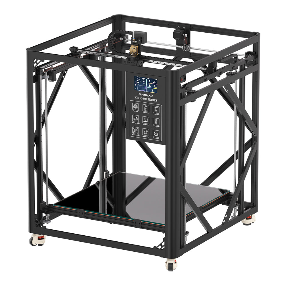 TRONXY VEHO 800 Pro 3D Printer, 2.85mm High Temp Extruder For Industrial Printing,800x800x800mm Large Format