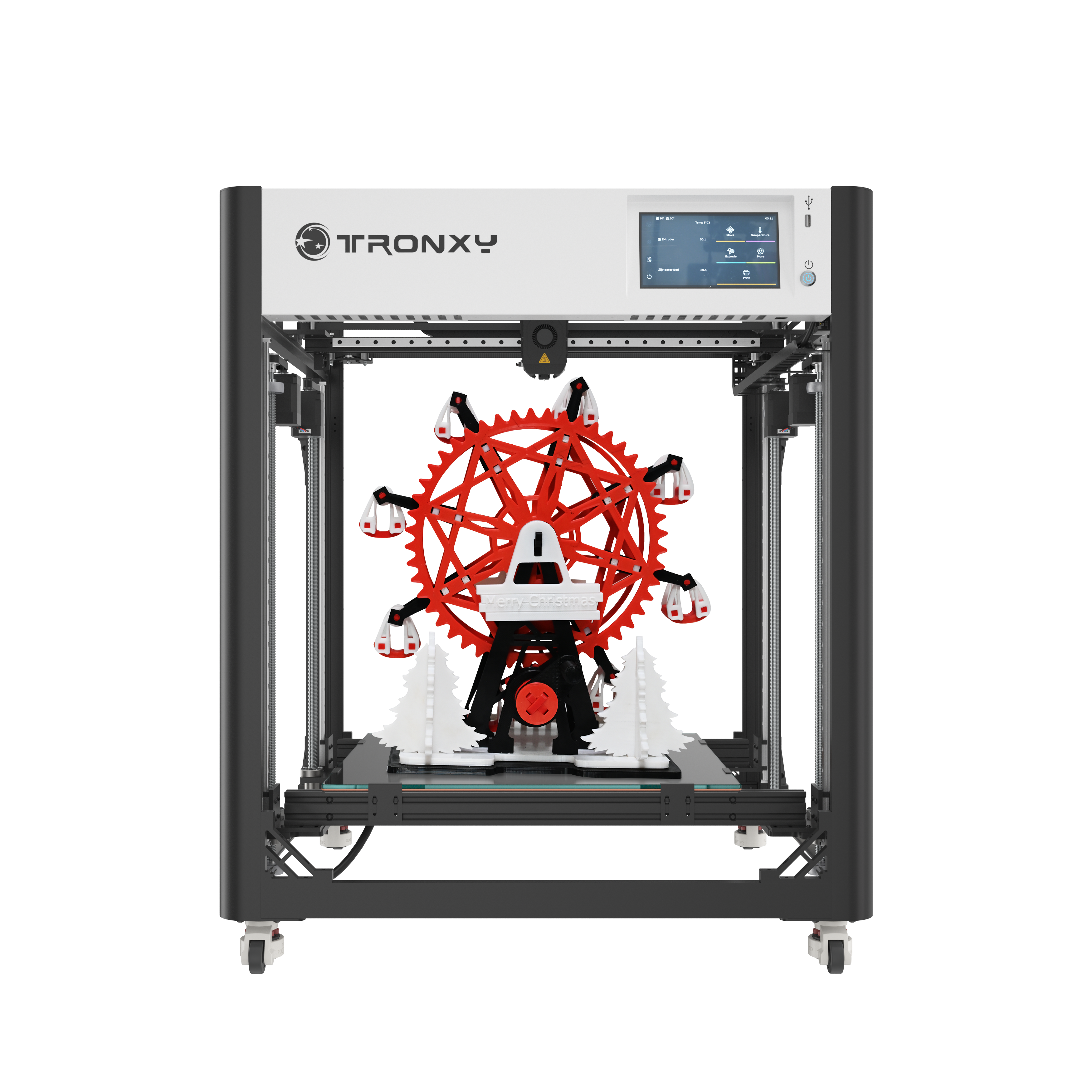 TRONXY VEHO 500 PRO Large Format 3D Printer With High Speed Klipper, 320℃ High Temp, Direct Drive,Build Volume 500×500×500mm