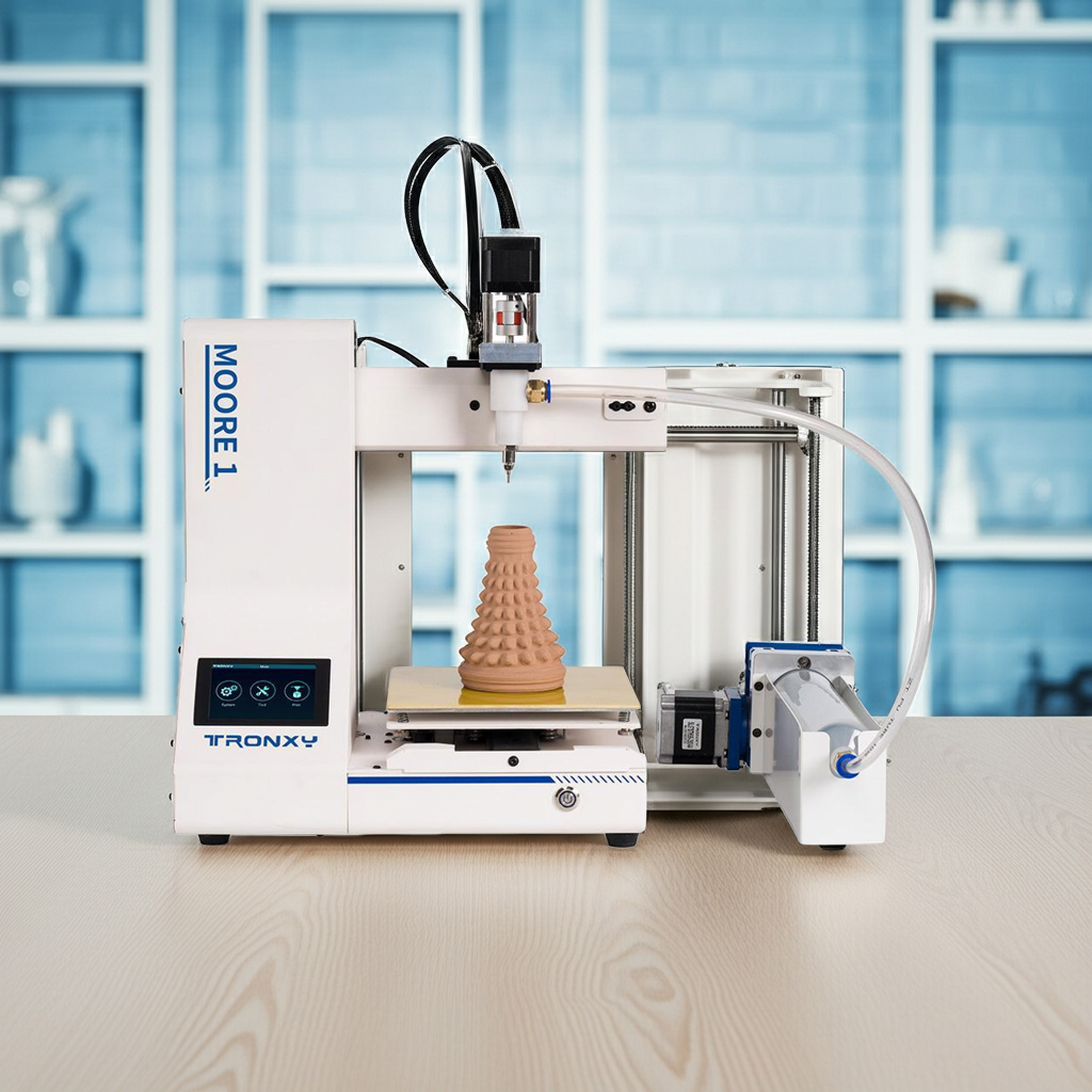 Tronxy Moore 1 Mini imprimante 3D en argile Moulage par dépôt liquide Imprimante 3D en céramique