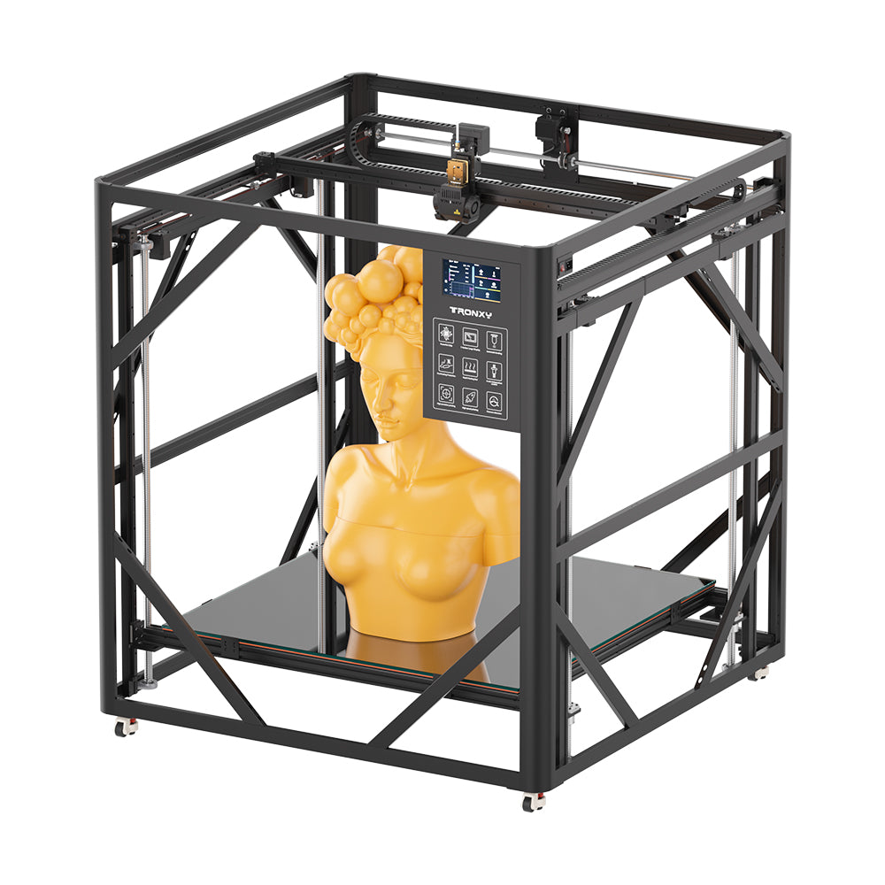 TRONXY VEHO 1000 Pro 3D Printer, 2.85mm High Temp Extruder For Industrial Printing,1000x1000x1000mm Large Format