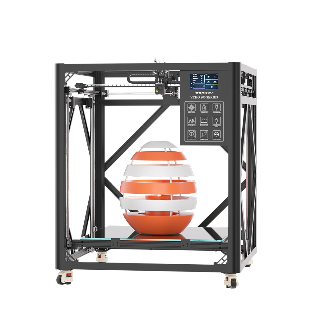 VEHO-800-PRO-2E Multicolor 2-In-1-Out Dual Extruder High Speed Printing With Klipper Firmware Direct Drive 3D Printer Large 3D printer 800*800*800mm