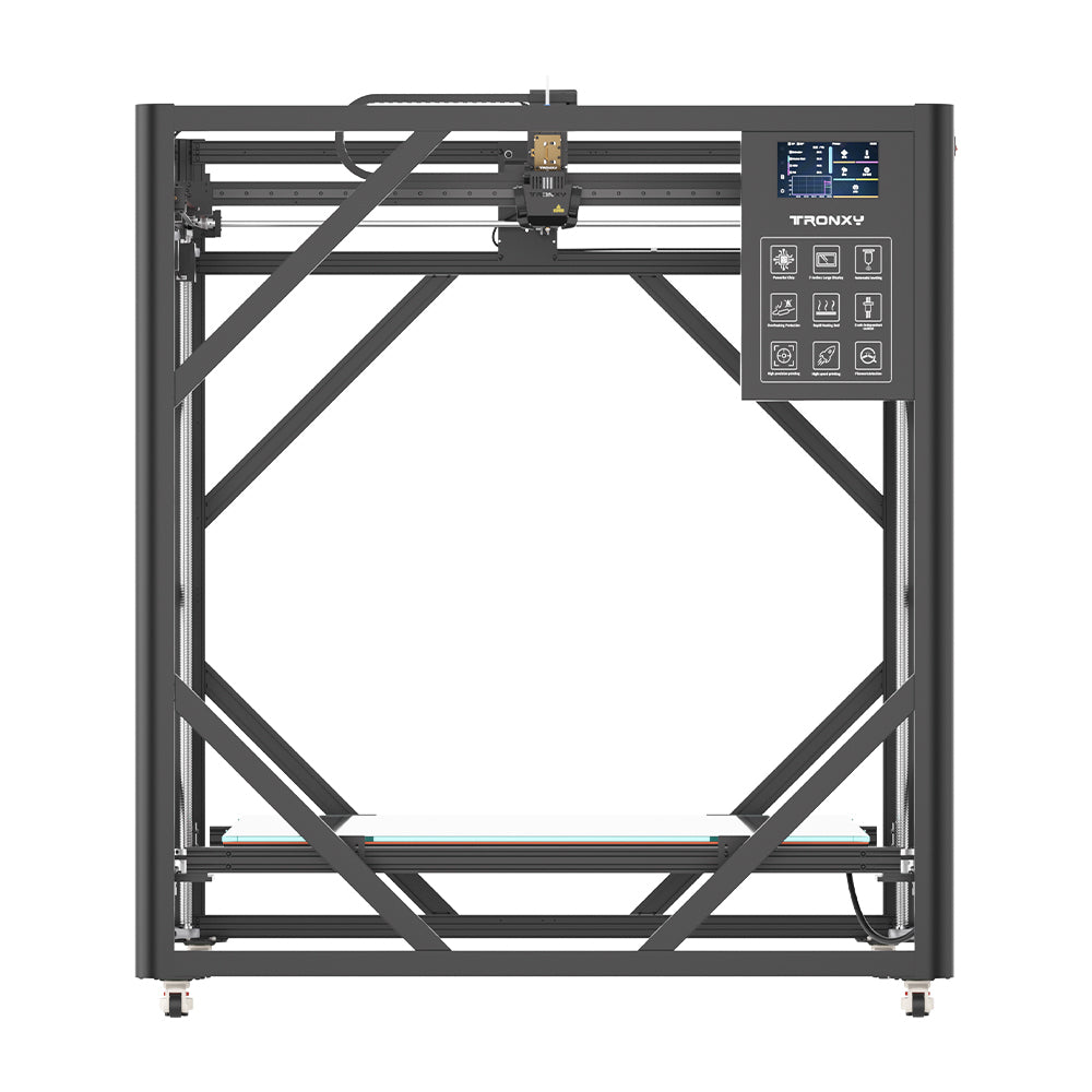 TRONXY VEHO 1000 Pro 3D Printer, 2.85mm High Temp Extruder For Industrial Printing,1000x1000x1000mm Large Format