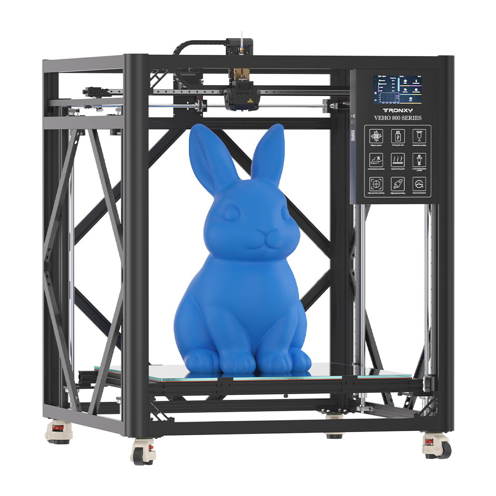 TRONXY VEHO 800 Pro 3D Printer, 2.85mm High Temp Extruder For Industrial Printing,800x800x800mm Large Format