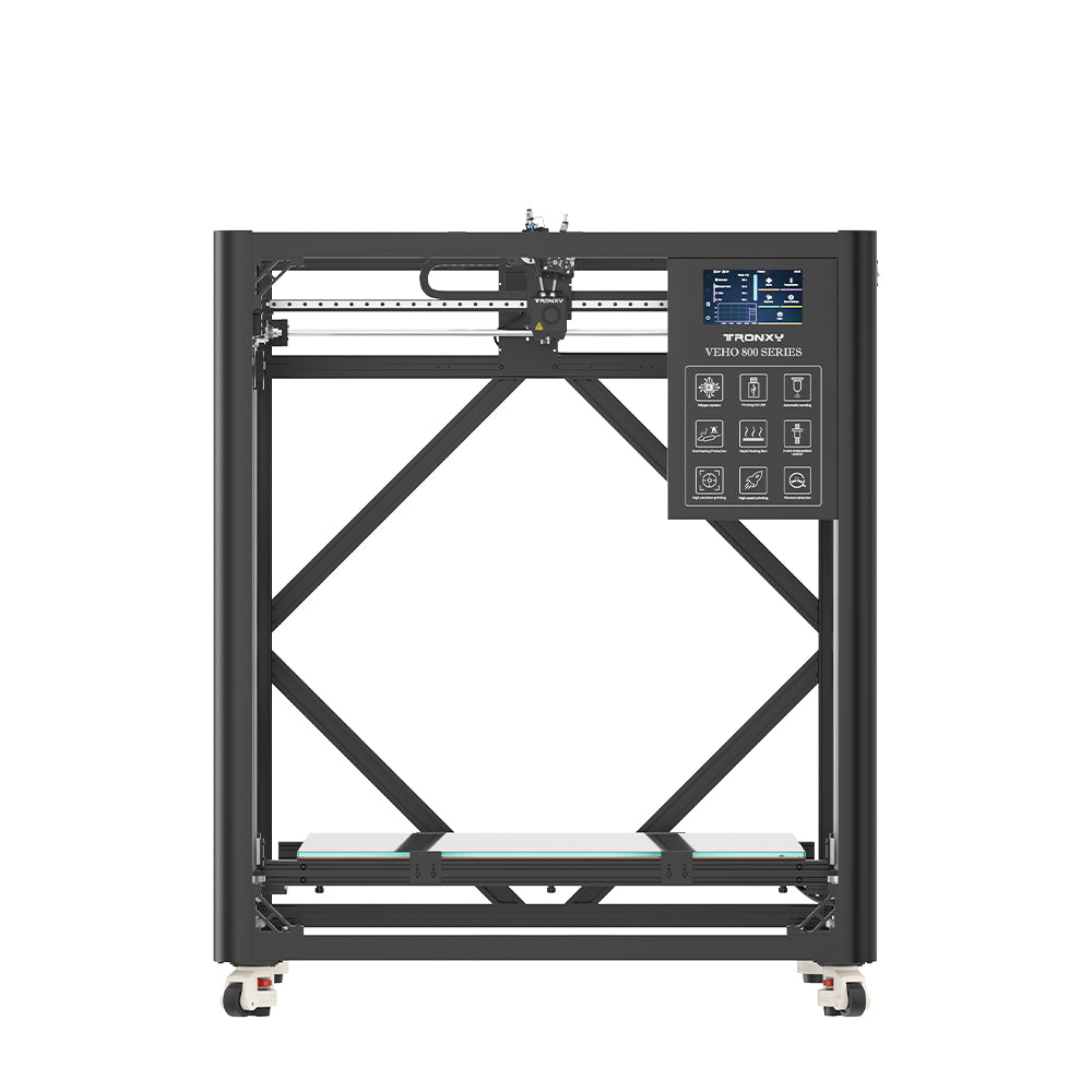 VEHO-800-PRO-2E Multicolor 2-In-1-Out Dual Extruder High Speed Printing With Klipper Firmware Direct Drive 3D Printer Large 3D printer 800*800*800mm