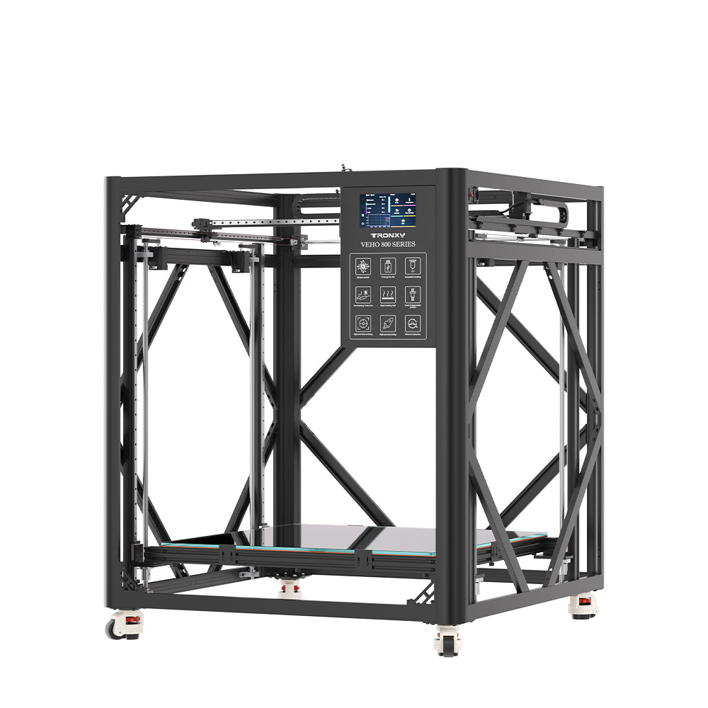 VEHO-800-PRO-2E Multicolor 2-In-1-Out Dual Extruder High Speed Printing With Klipper Firmware Direct Drive 3D Printer Large 3D printer 800*800*800mm