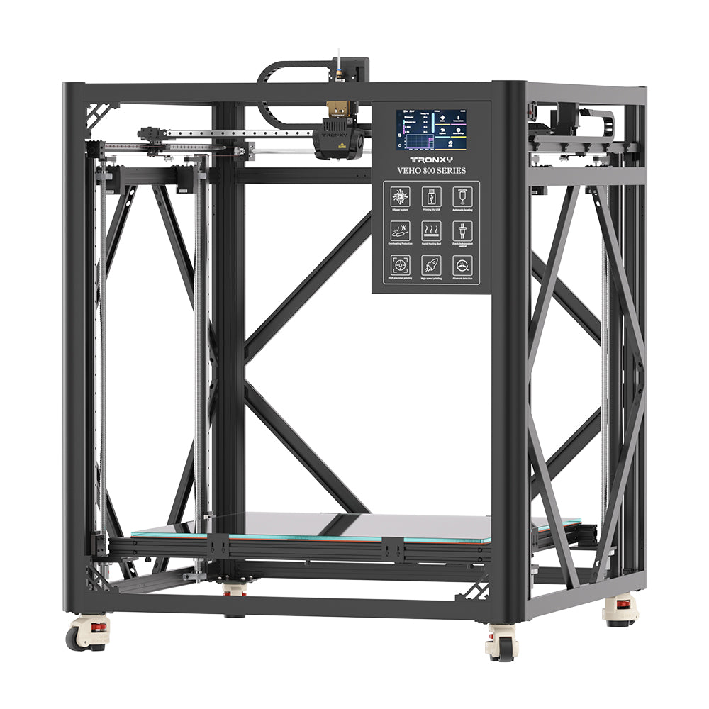 TRONXY VEHO 800 Pro 3D Printer, 2.85mm High Temp Extruder For Industrial Printing,800x800x800mm Large Format