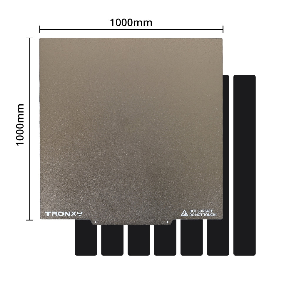 PEI 1000 magnetische Aufkleberentfernung, Federstahl-PEI-Blatt-Bauplatte