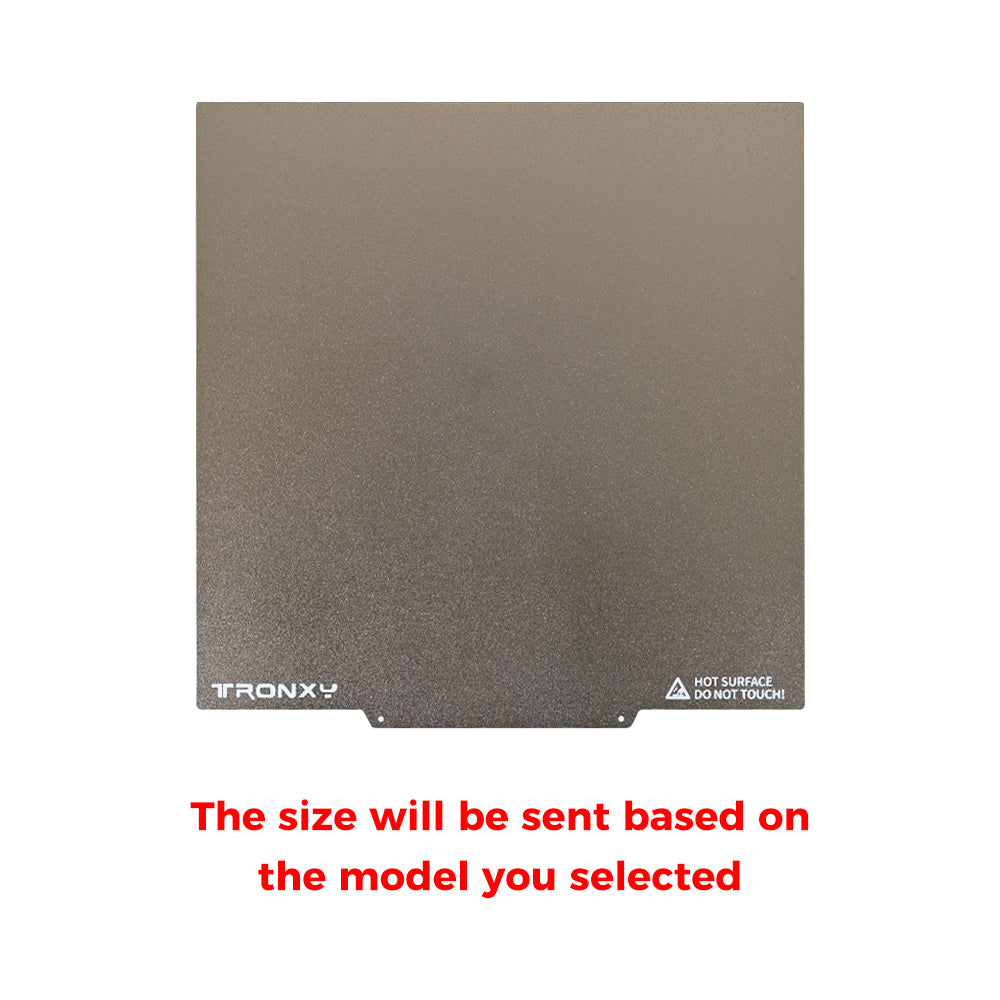 Tronxy PEI Double Sided Textured PEI Sheet Sheet Build Plate Magnetic Base Hot Bed Sticker