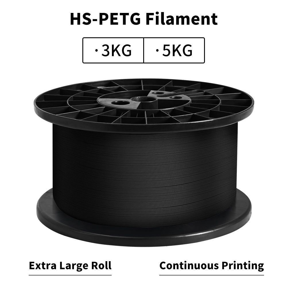Tronxy New HS PETG Filament  2.85mm  White/Black  ,3/5kg Spool,High Speed 3D Print Filament