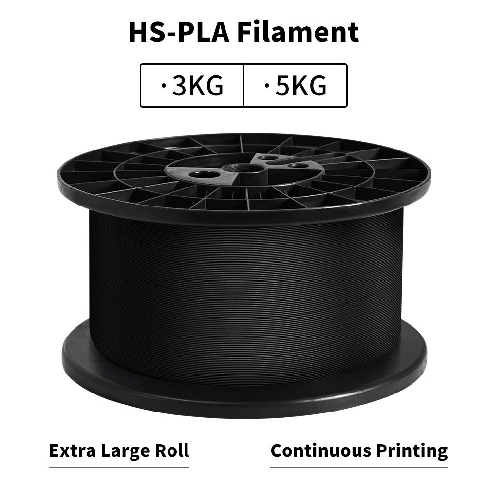 Tronxy New HS PLA Filament  2.85mm  White/Black  ,3/5kg Spool,High Speed 3D Print Filament