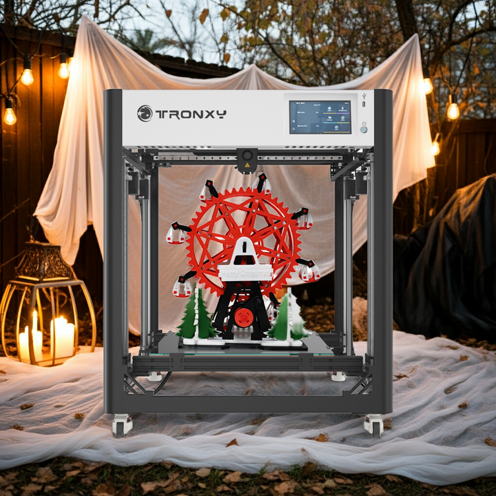 TRONXY VEHO 500 PRO Large Format 3D Printer With High Speed Klipper, 320℃ High Temp, Direct Drive,Build Volume 500×500×500mm