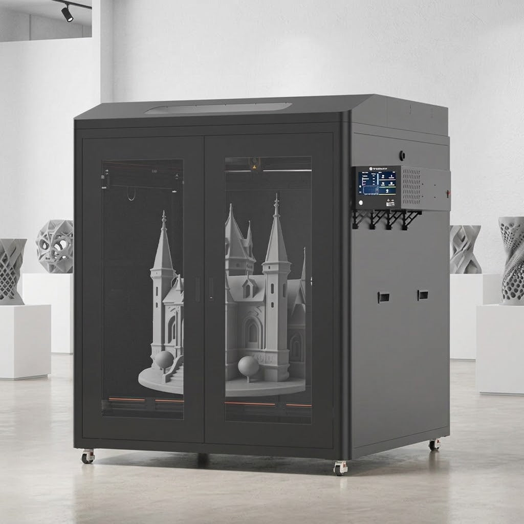 TRONXY VEHO 800A Fully Enclosed 3D Printer 800×800×800mm Large Print Size With Klipper Direct Drive Extrusion