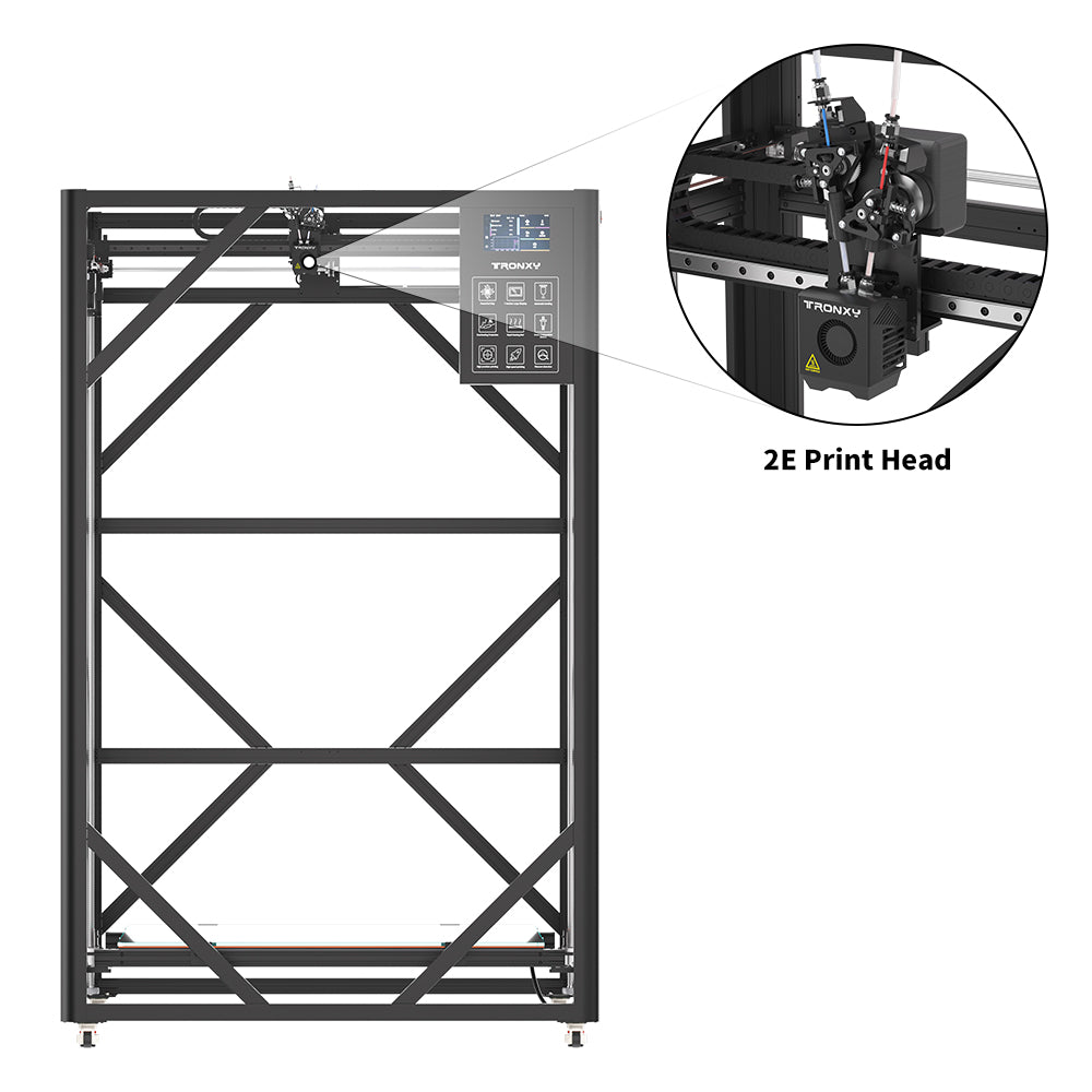 New Upgrade VEHO-1000-16 PRO With Klipper Firmware Direct Drive 3D Printer Large 3D printer 1000*1000*1600mm