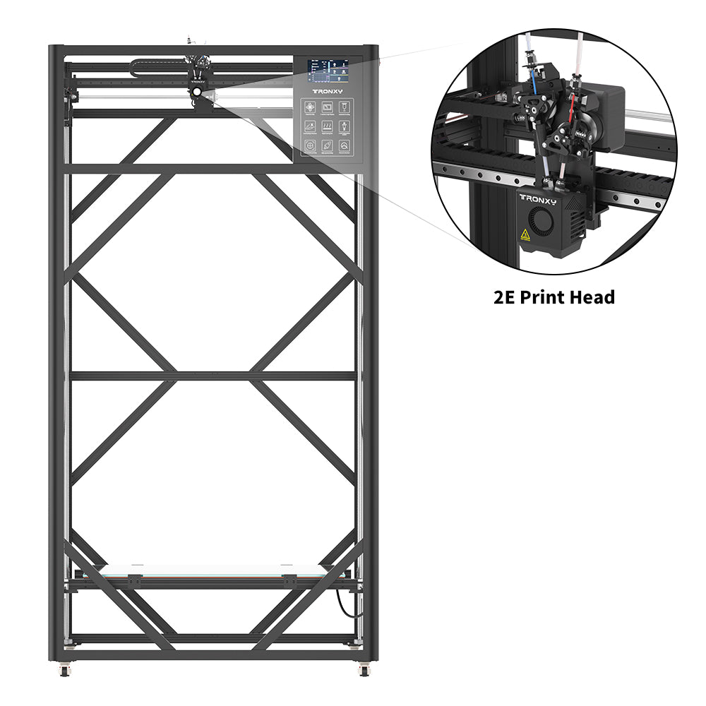 New Upgrade VEHO-1000-20 PRO With Klipper Firmware Direct Drive 3D Printer Large 3D printer 1000*1000*2000mm