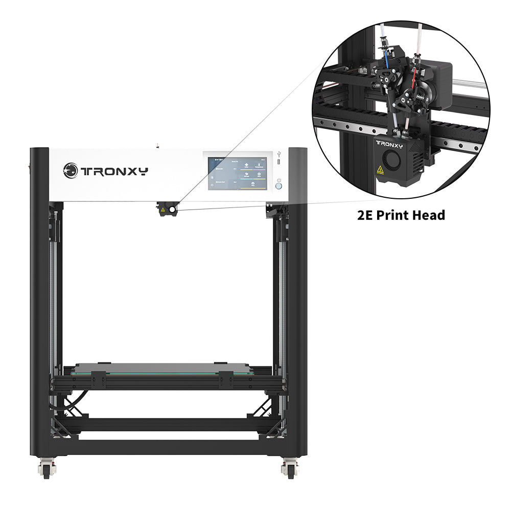 TRONXY VEHO 500 PRO With Klipper Firmware Direct Drive Extrusion 3D Printer Large Print Size 500*500*500mm