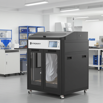 TRONXY VEHO 600A Fully Enclosed 3D Printer 600x600x600mm Large Format High Speed Klipper  Direct Drive Extruder