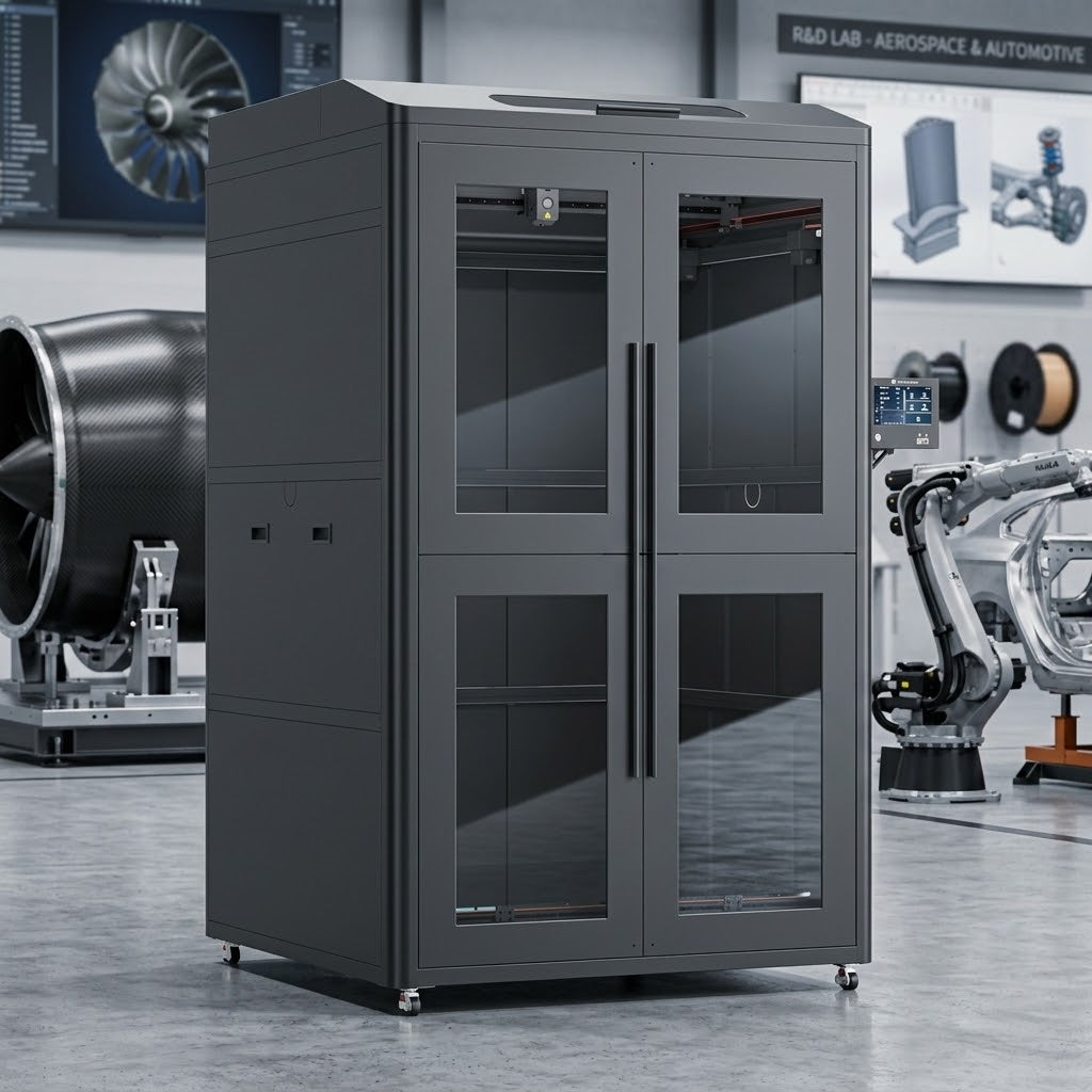 TRONXY VEHO 1000-16A Fully Enclosed High Speed 3D Printer 1000×1000×1600mm Large format Direct Drive Extrusion