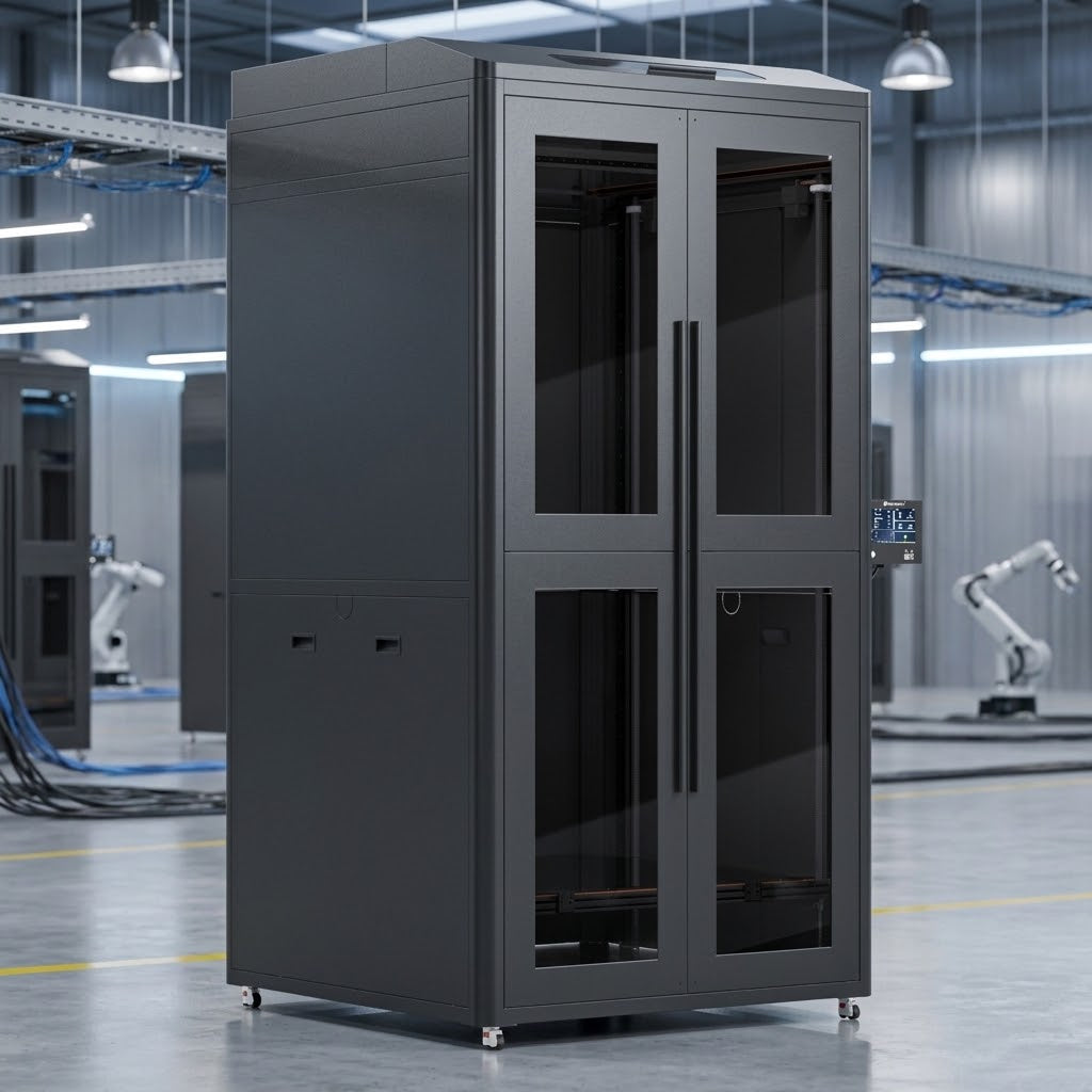 VEHO 1000-20A Fully Enclosed High Speed 3D Printer 1000*1000*2000mm Large Print Size With Klipper Firmware Direct Drive Extrusion