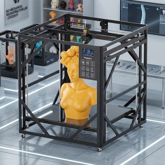 TRONXY VEHO 1000 Pro 3D Printer, 2.85mm High Temp Extruder For Industrial Printing,1000x1000x1000mm Large Format